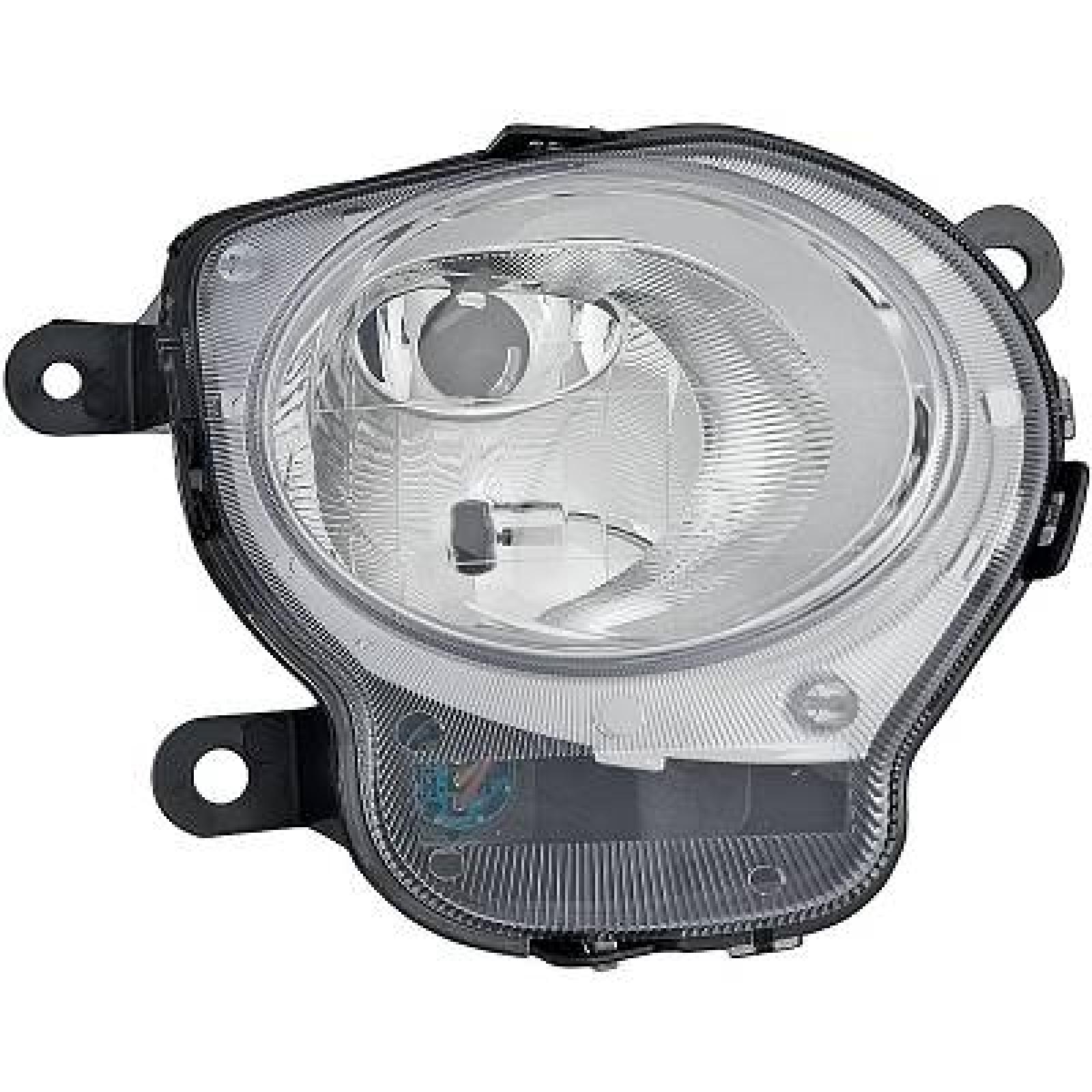 Farol de longo alcance Dianteiro Esquerdo para Fiat 500 Berlina/Cabrio 07-15