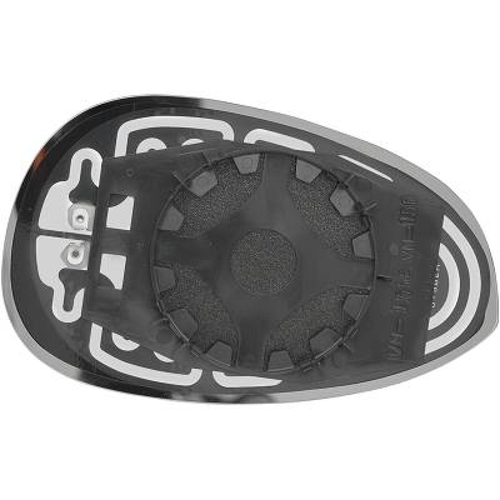Vidro de espelho, espelho retrovisor exterior Direito para Fiat 500 Abarth 08-15