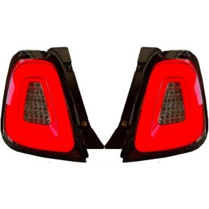 Jogo de farolins traseiros Traseiro para Fiat 500 Berlina/Cabrio 16-25