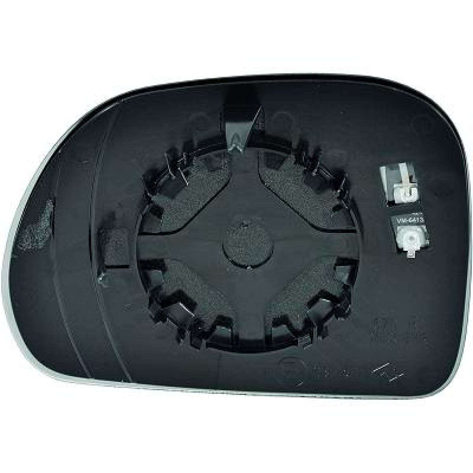 Vidro de espelho, espelho retrovisor exterior Direito para Fiat 500 L 18->>