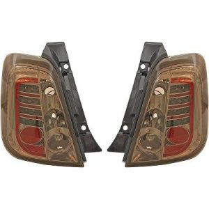 Jogo de farolins traseiros para Fiat 500 Berlina/Cabrio 07-15