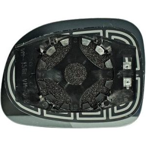 Vidro de espelho, espelho retrovisor exterior Direito para Fiat Panda 12->>