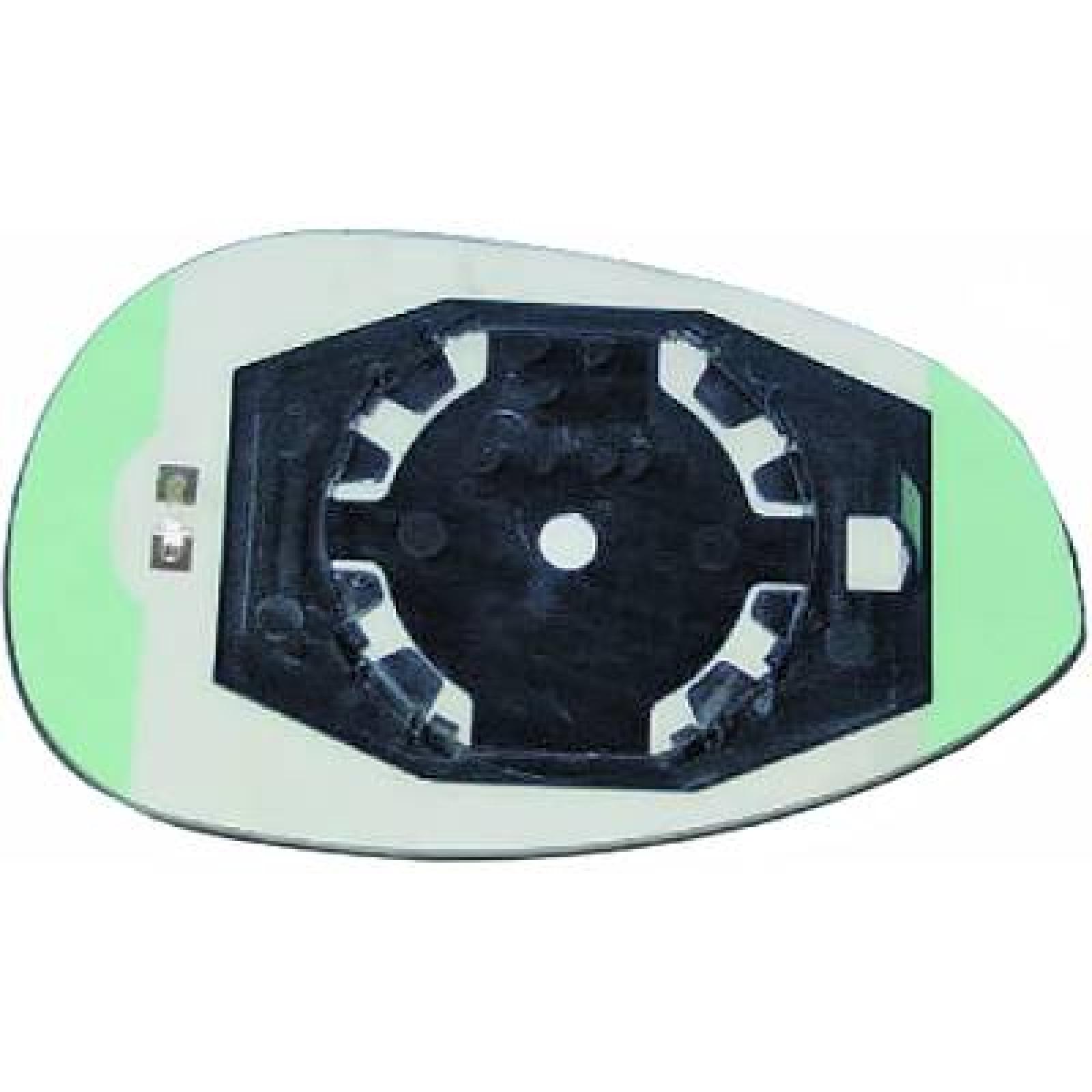 Vidro de espelho, espelho retrovisor exterior Esquerdo para Fiat Grande Punto 05-09