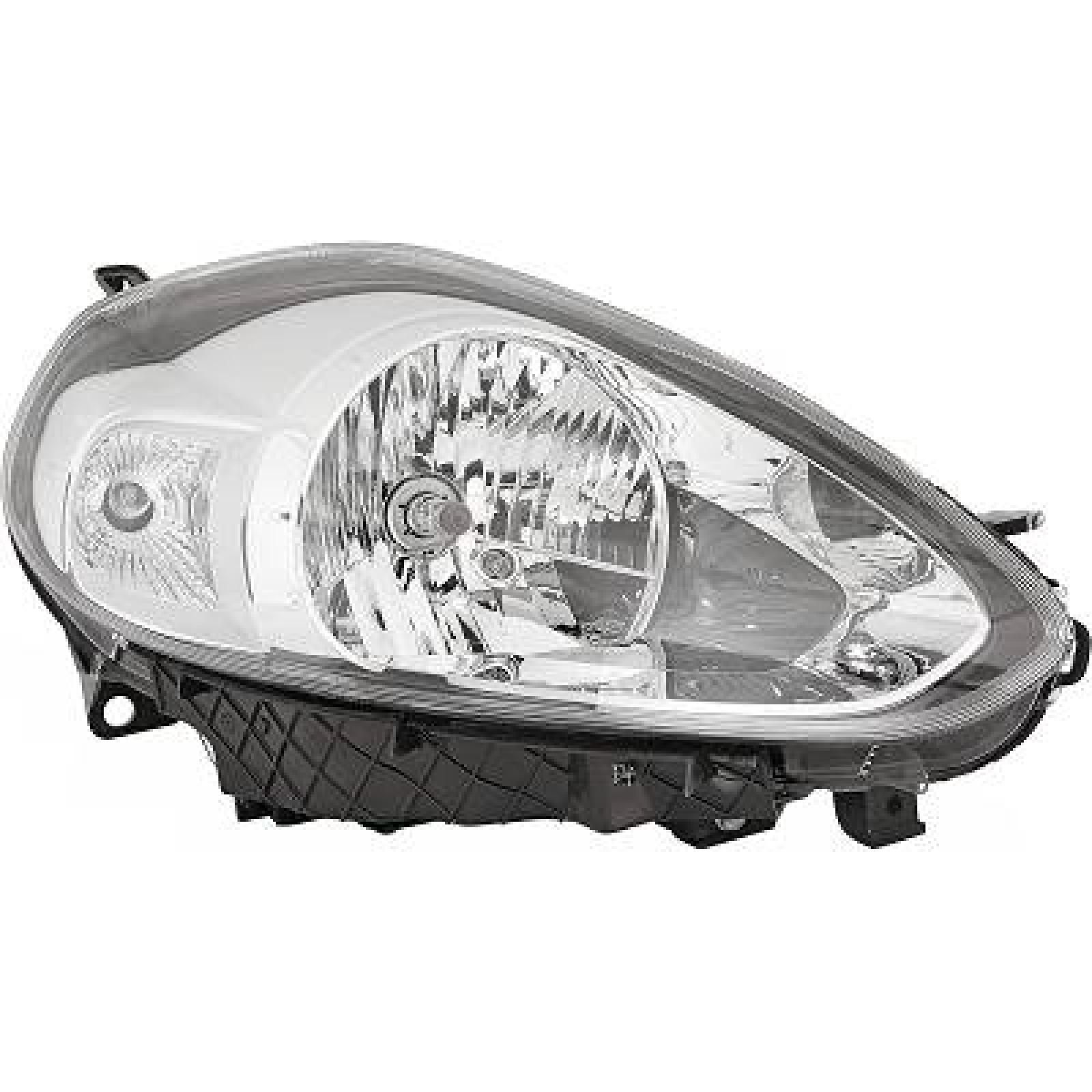 Farol principal Direito para Fiat Punto 12->>
