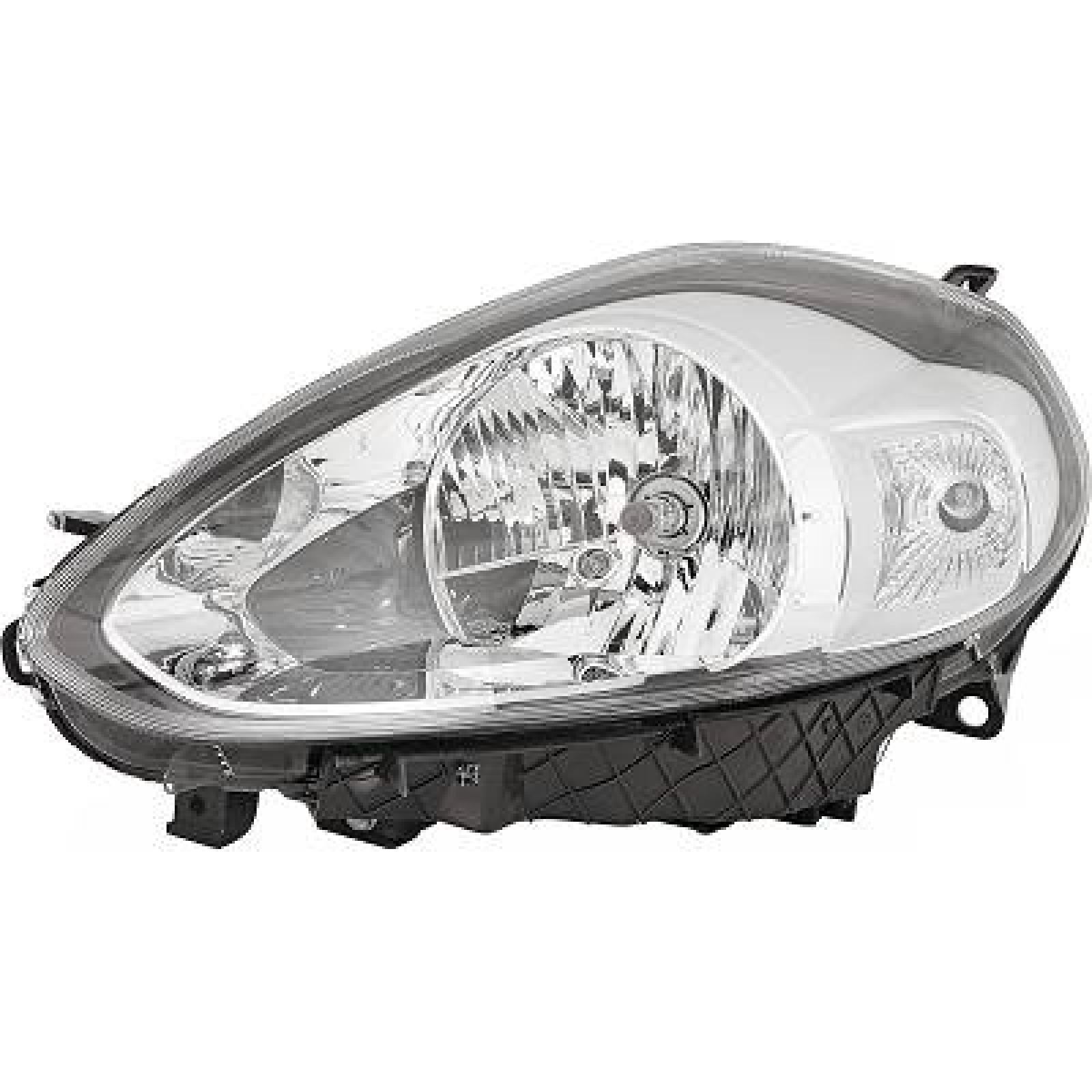 Farol principal Esquerdo para Fiat Punto 12->>
