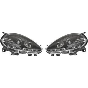 Jogo de faróis principais para Fiat Punto Evo 09-11