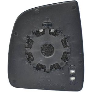 Vidro de espelho, espelho retrovisor exterior Direito para Opel Combo 11->>