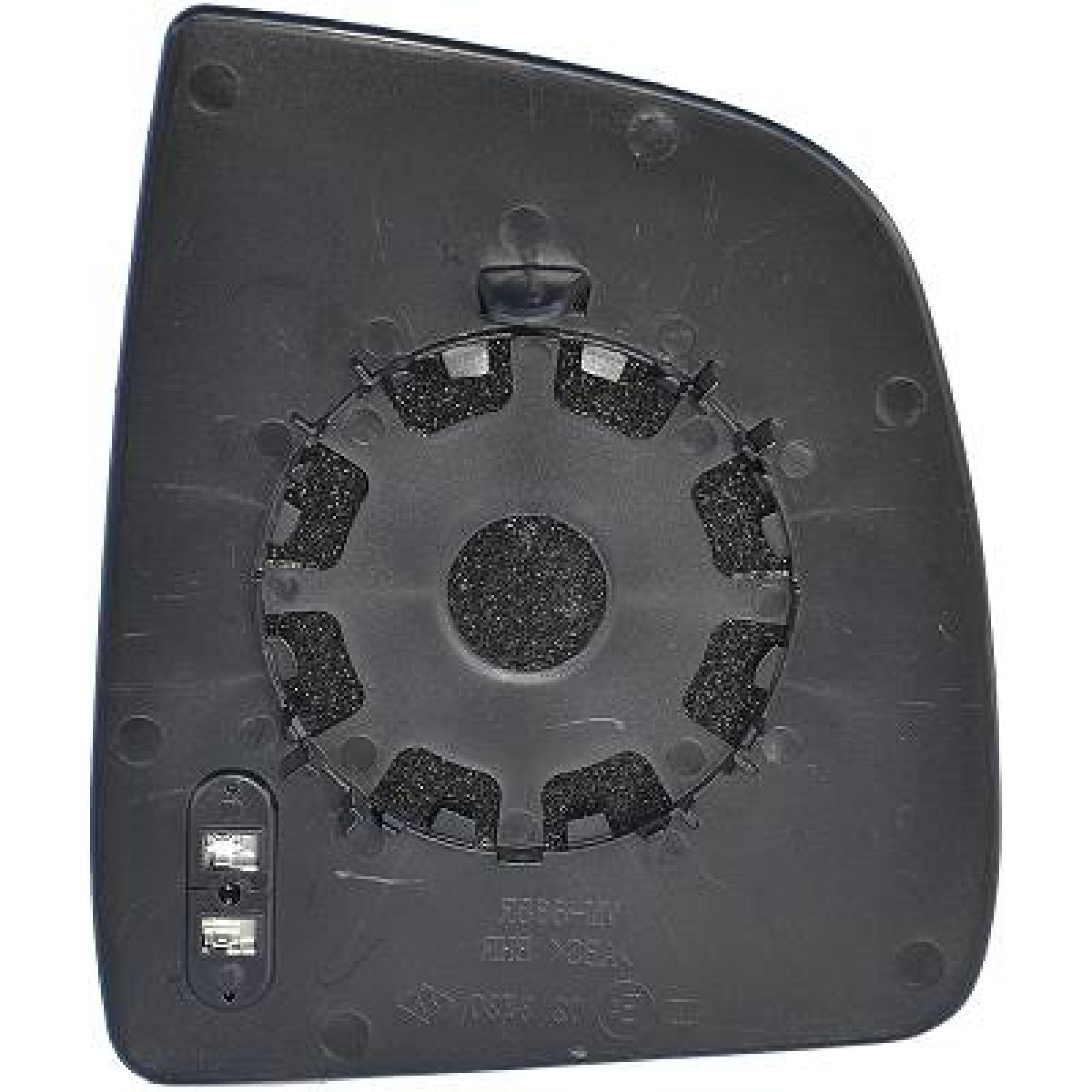 Vidro de espelho, espelho retrovisor exterior Esquerdo para Opel Combo 11->>