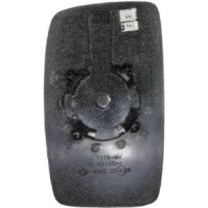 Vidro de espelho, espelho retrovisor exterior Esquerdo para Peugeot Expert 07->>
