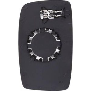 Vidro de espelho, espelho retrovisor exterior Direito para Peugeot Expert 07->>