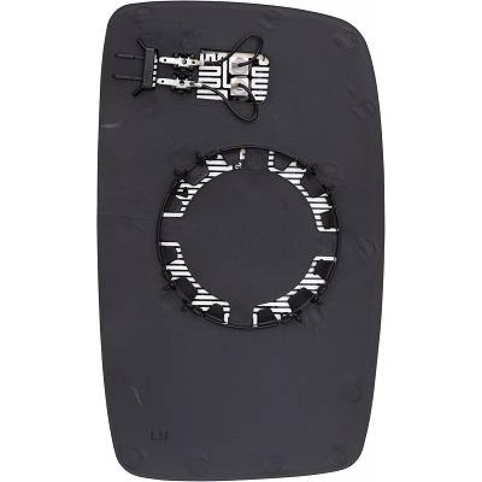 Vidro de espelho, espelho retrovisor exterior Esquerdo para Peugeot Expert 07->>