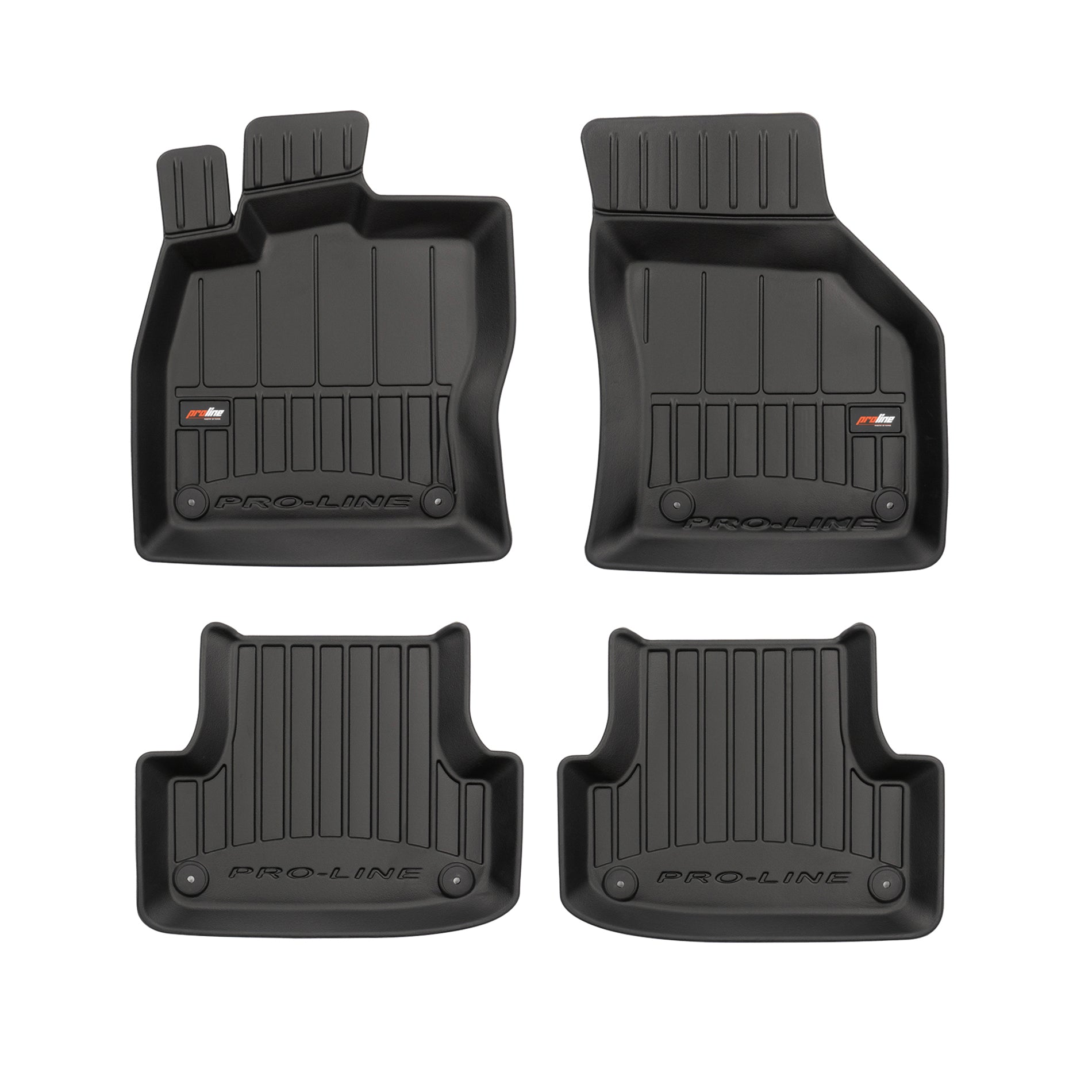PACK 4 TAPETES BORRACHA PRO-LINE AUDI A3 8V 2013-2020