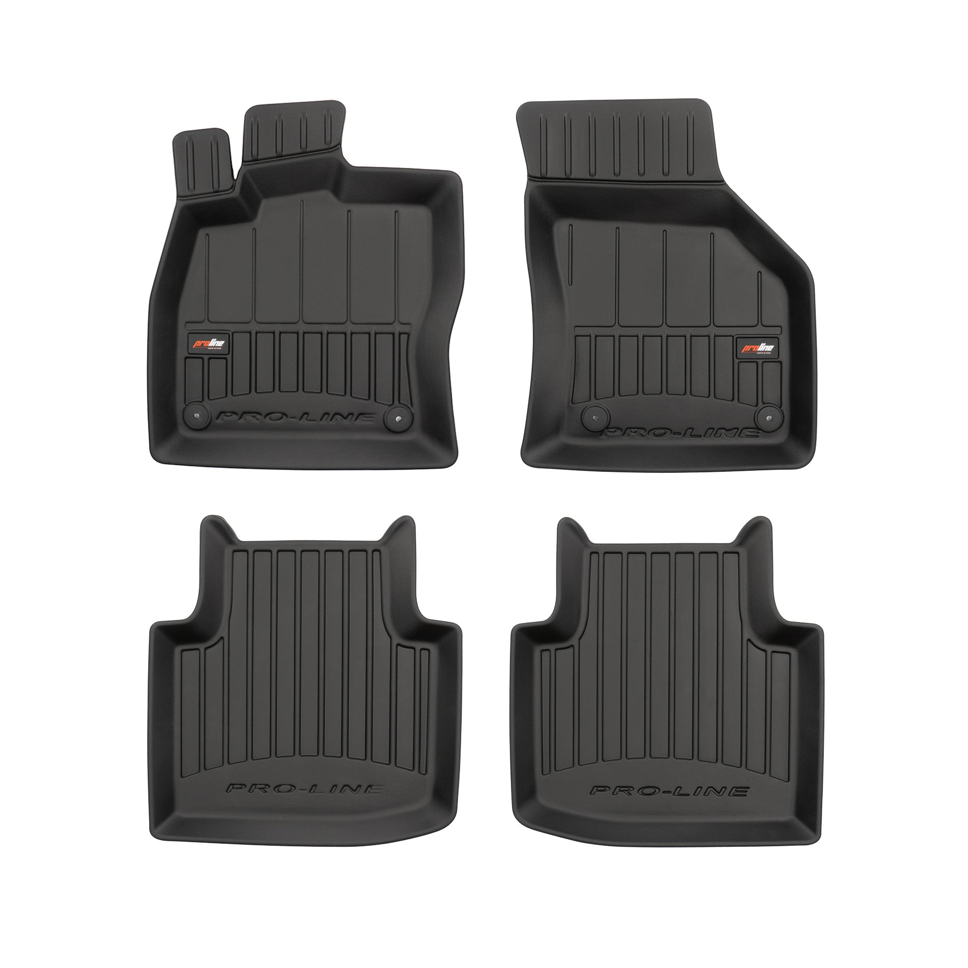PACK 4 TAPETES BORRACHA PRO-LINE SKODA SUPERB III 2015-2023