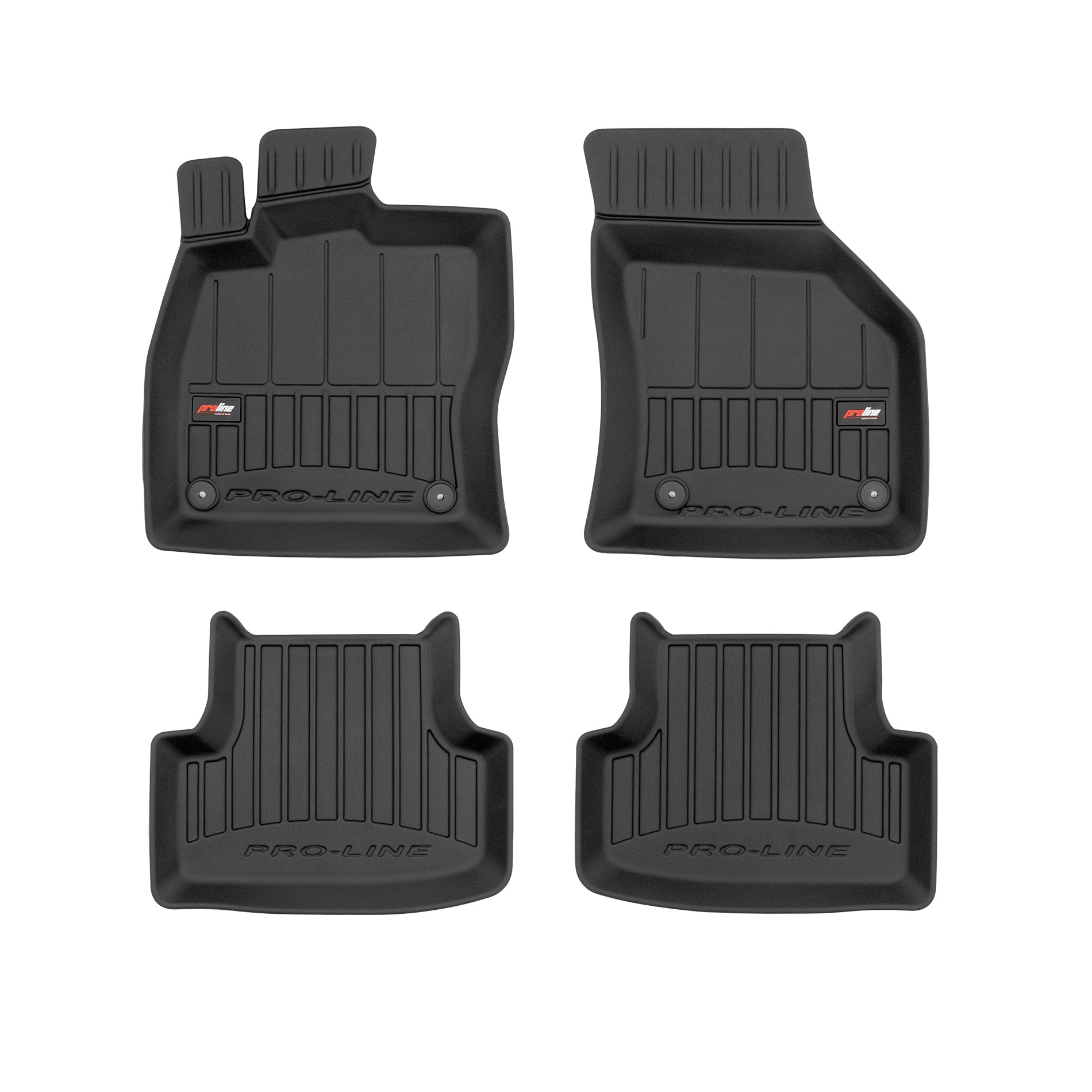 PACK 4 TAPETES BORRACHA PRO-LINE SEAT LEON III 2012-2020