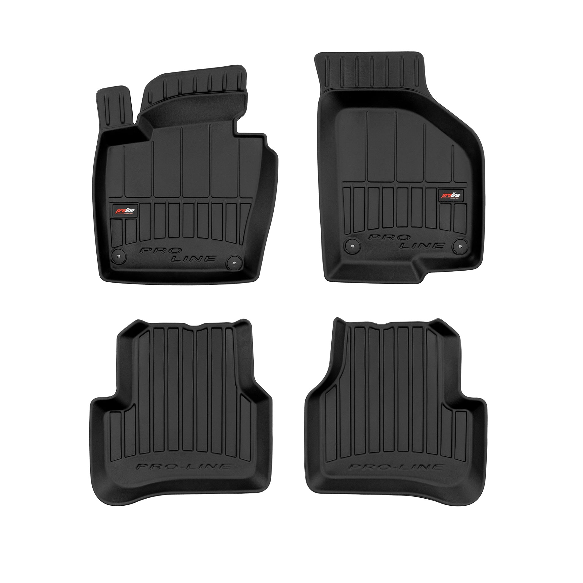 PACK 4 TAPETES BORRACHA PRO-LINE VOLKSWAGEN CC 2012-2016
