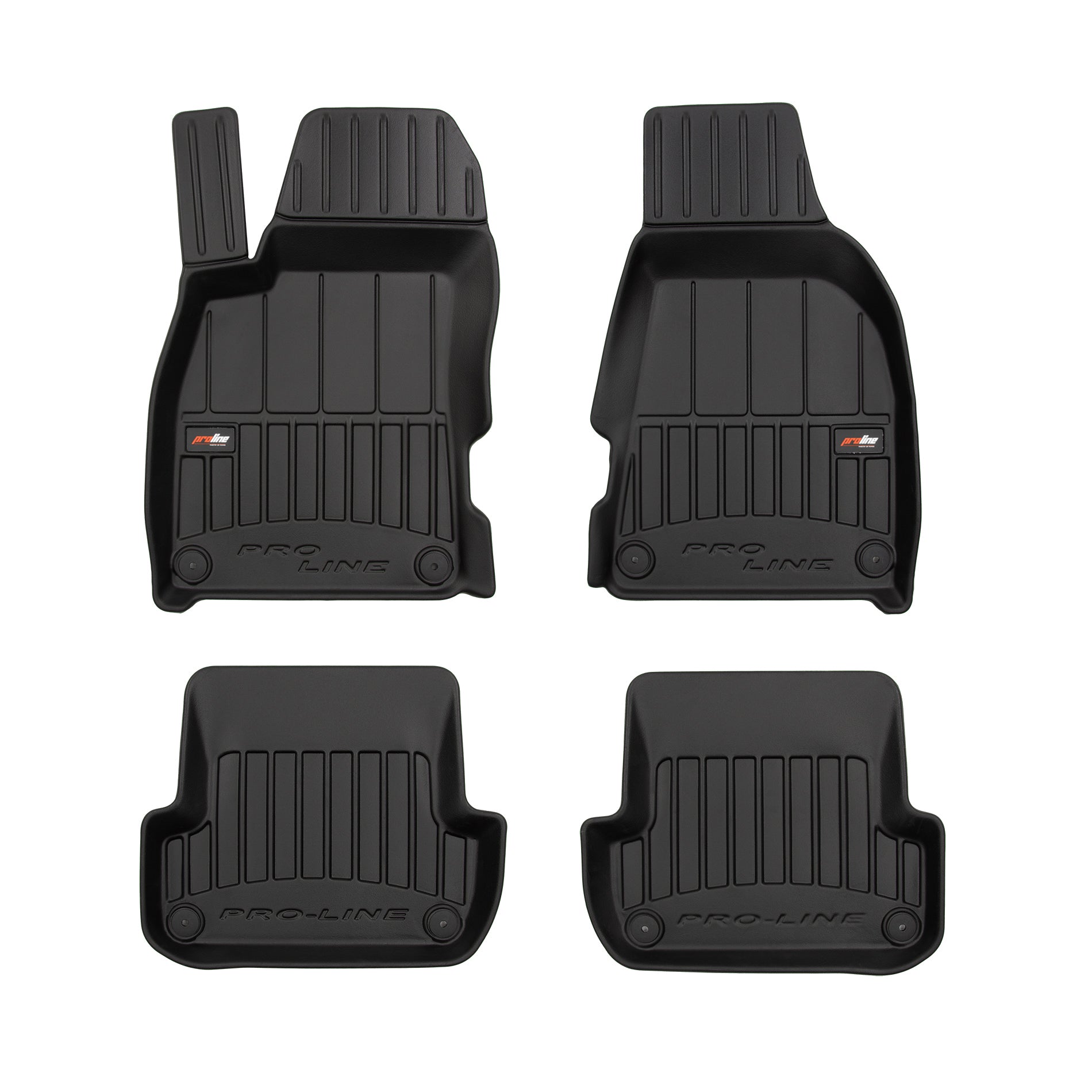 PACK 4 TAPETES BORRACHA PRO-LINE AUDI RS4 B7 2006-2008