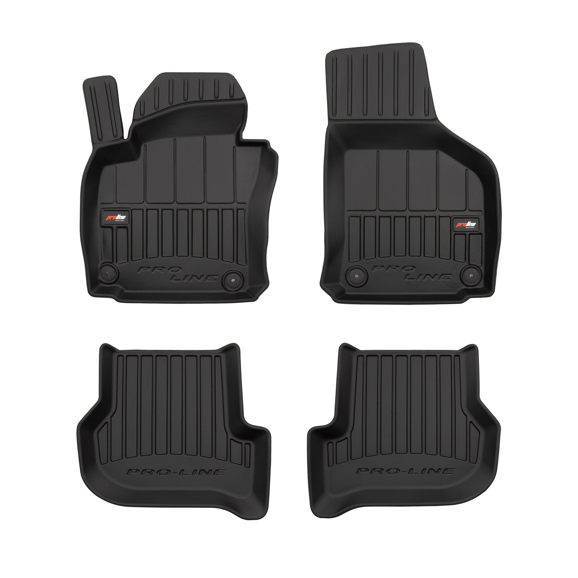 PACK 4 TAPETES BORRACHA PRO-LINE SEAT TOLEDO III 2004-2009