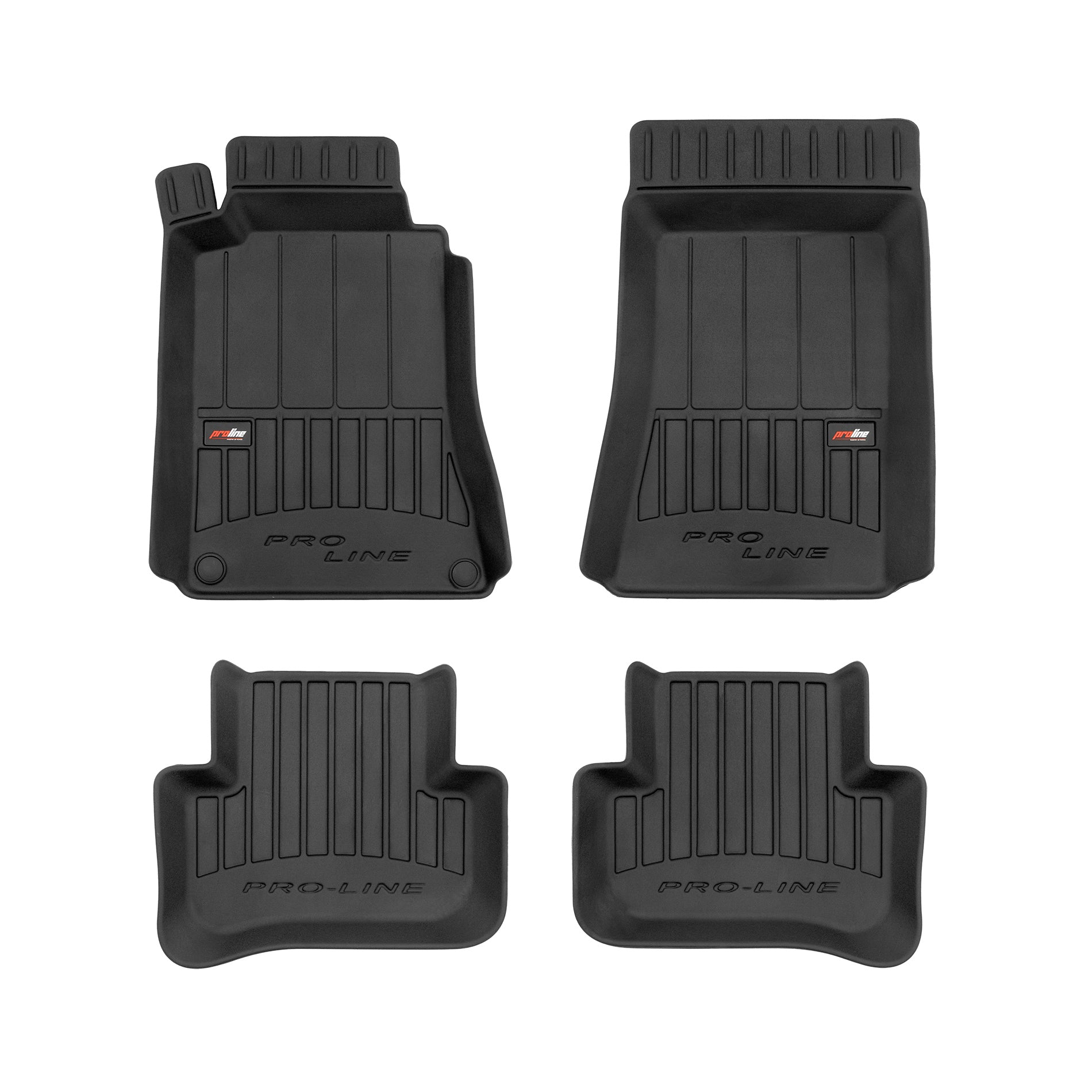 PACK 4 TAPETES BORRACHA PRO-LINE MERCEDES-BENZ CLASSE C CL203 2000-2007