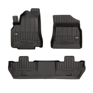 PACK 3 TAPETES BORRACHA PRO-LINE CITROEN BERLINGO II 2008-2018