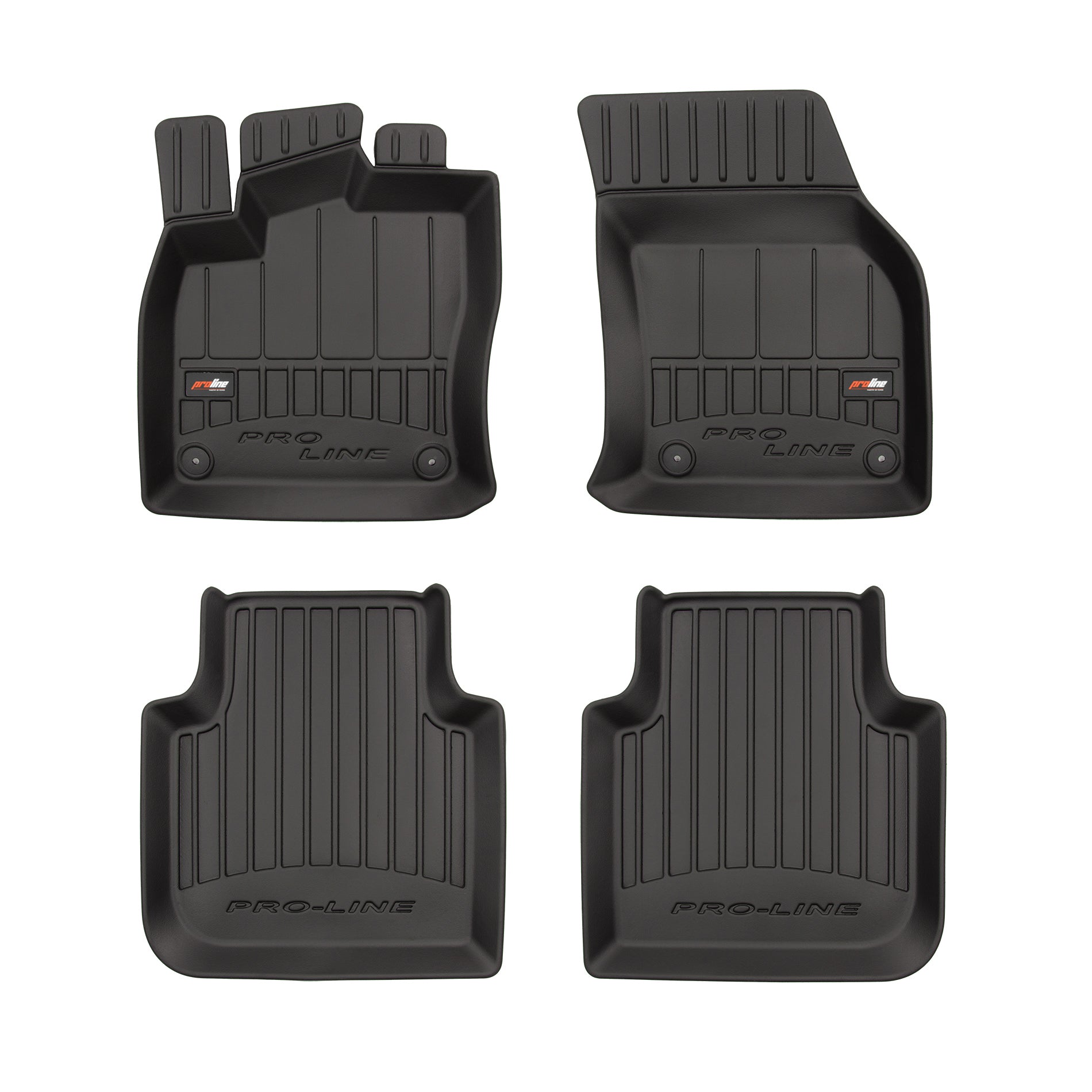 PACK 4 TAPETES BORRACHA PRO-LINE SKODA KODIAQ I 2016-2024