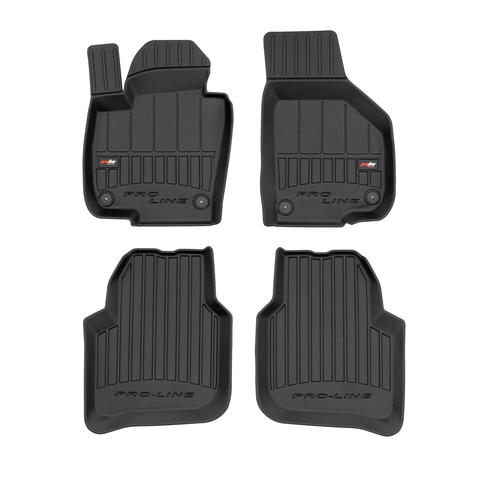 PACK 4 TAPETES BORRACHA PRO-LINE SKODA SUPERB II 2008-2015