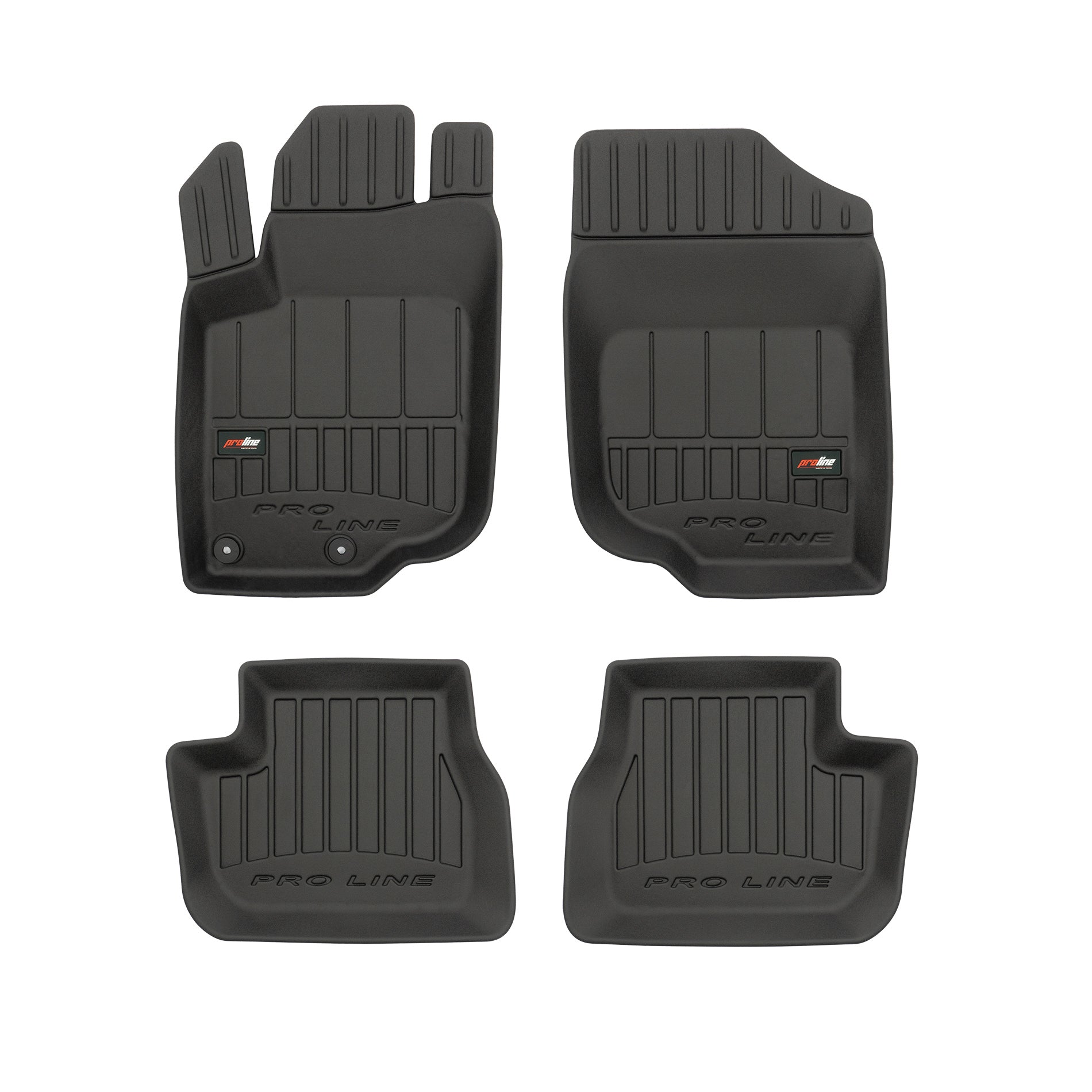 PACK 4 TAPETES BORRACHA PRO-LINE PEUGEOT 207 2006-2012