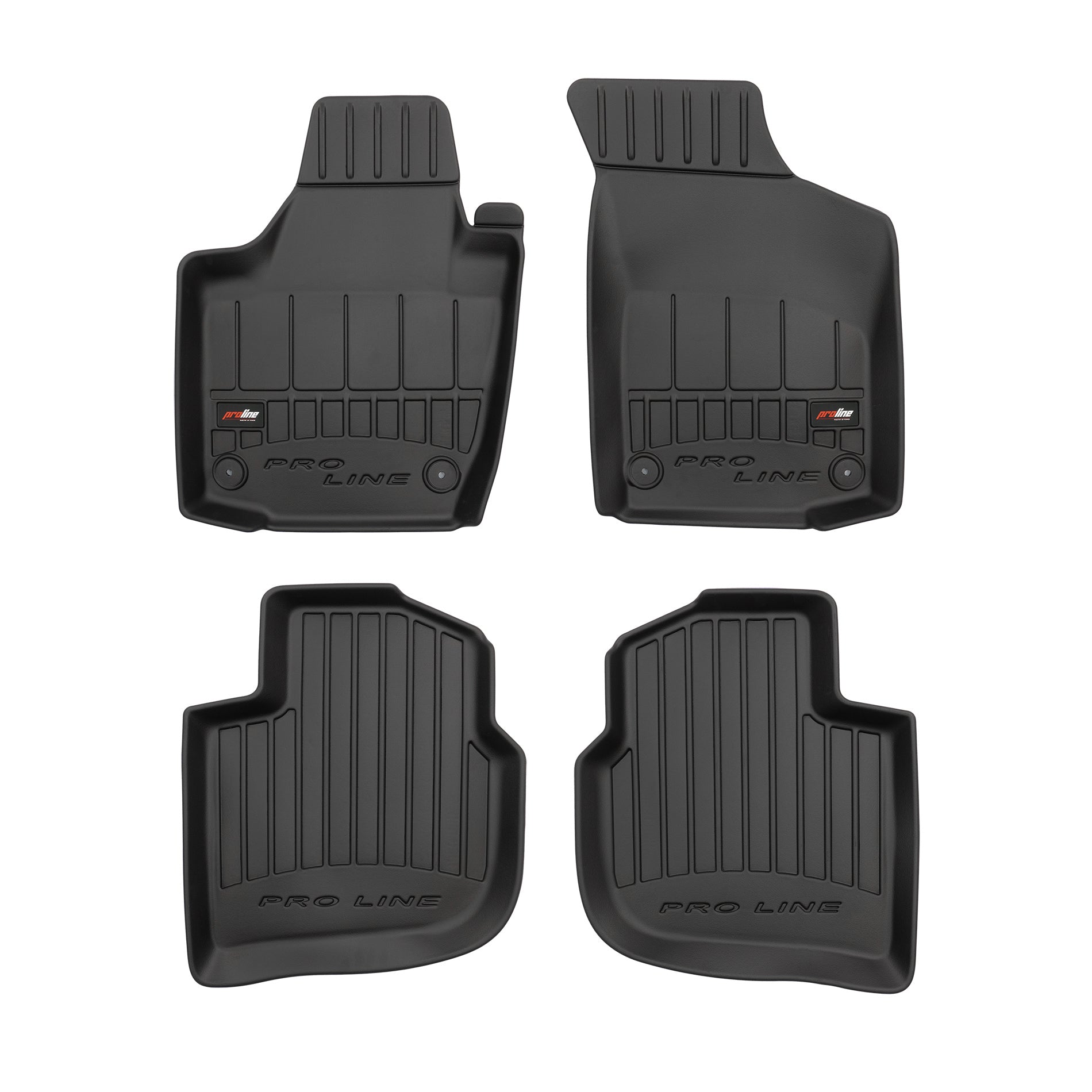 PACK 4 TAPETES BORRACHA PRO-LINE SEAT TOLEDO IV 2012-2019