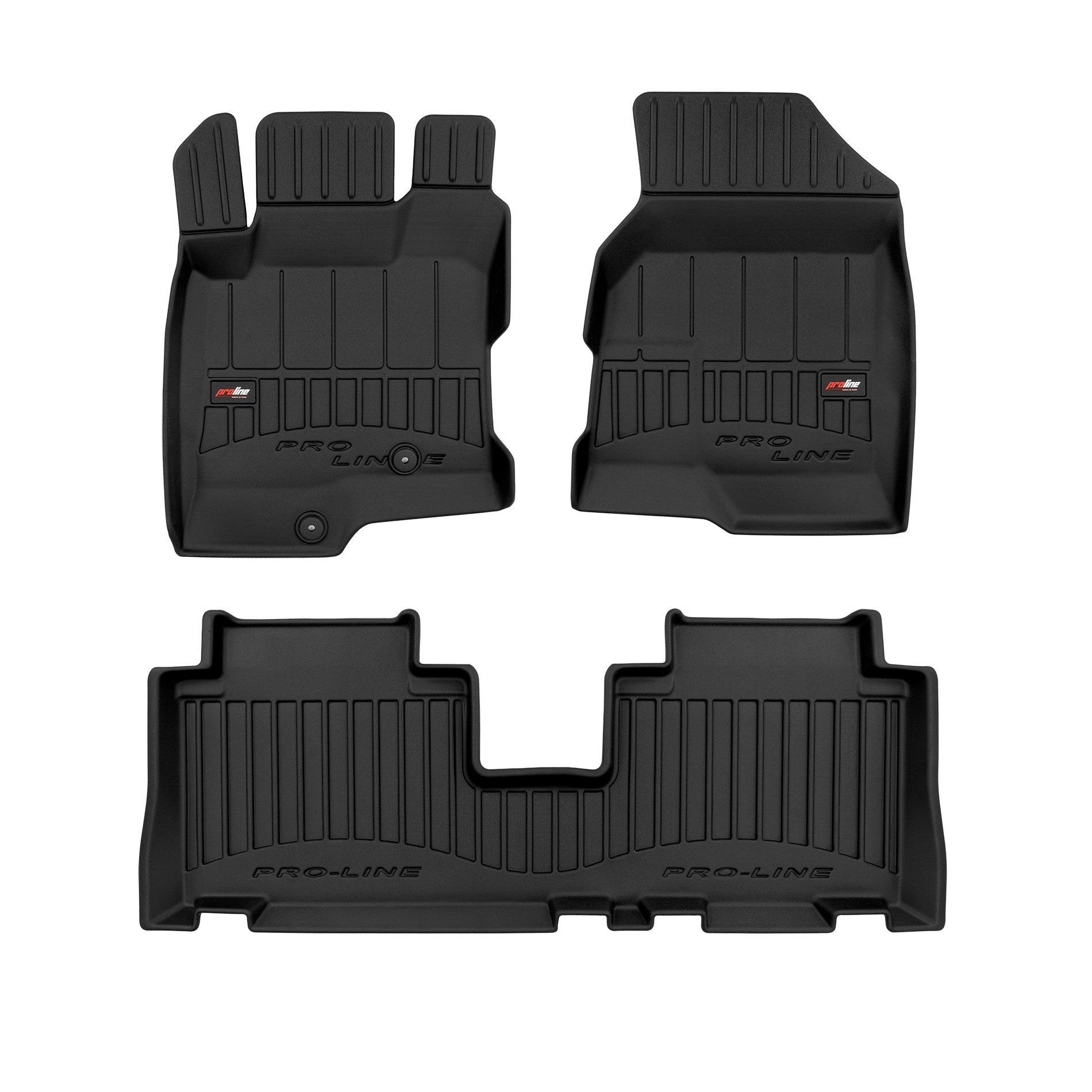 PACK 3 TAPETES BORRACHA PRO-LINE CHEVROLET CAPTIVA I 2006-2018