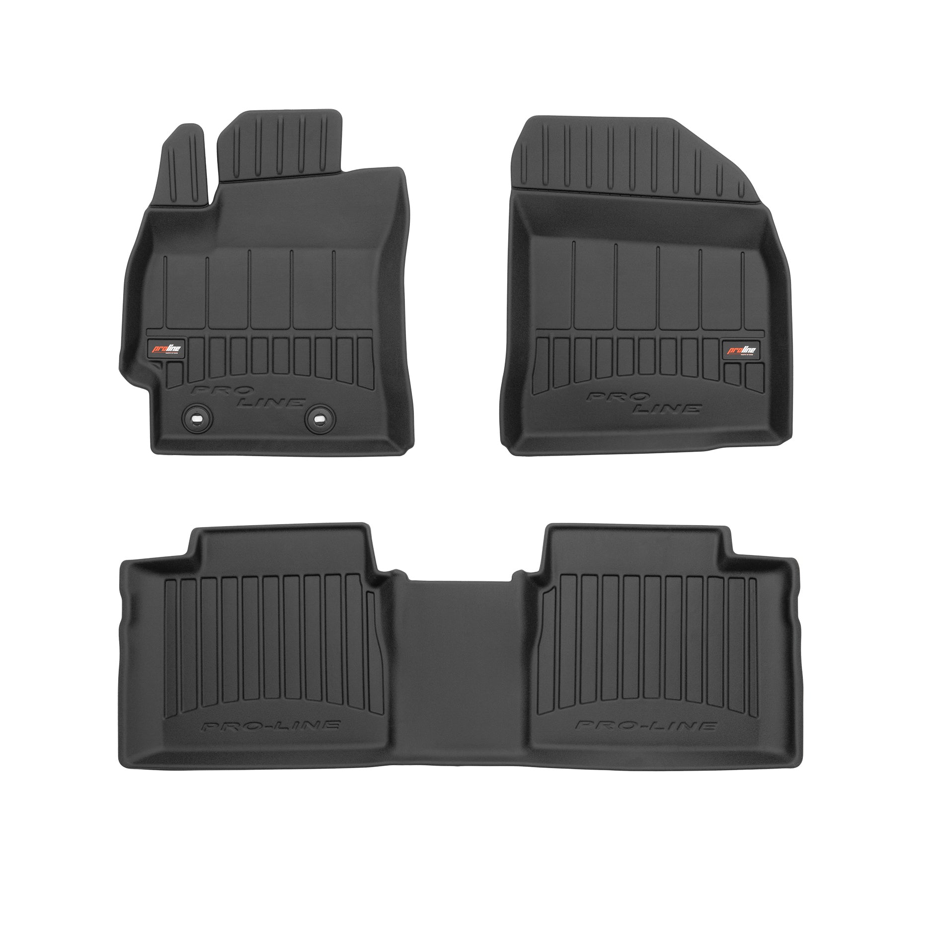 PACK 3 TAPETES BORRACHA PRO-LINE TOYOTA COROLLA XI 2013-2019