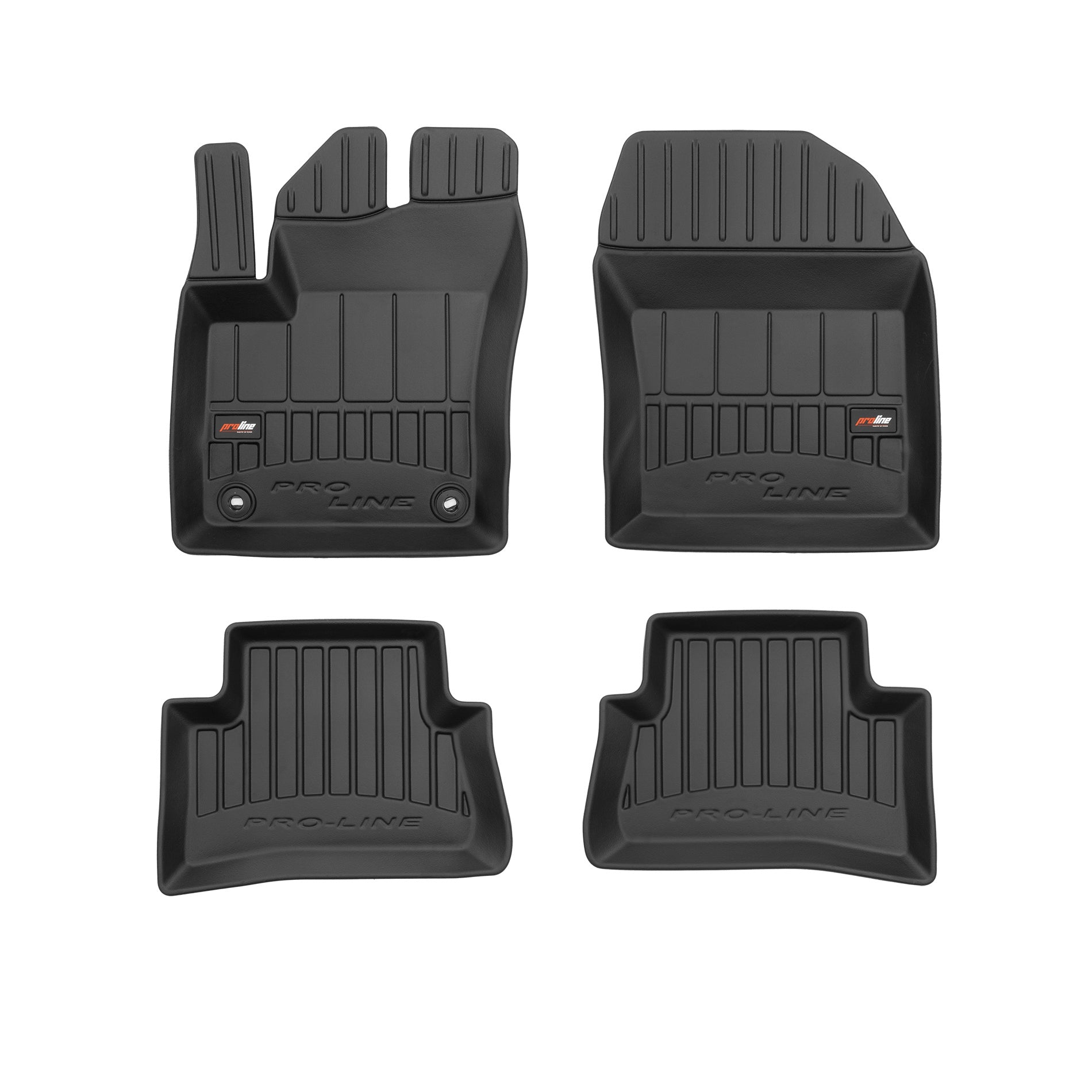 PACK 4 TAPETES BORRACHA PRO-LINE TOYOTA C-HR II 2023-> HIBRIDO