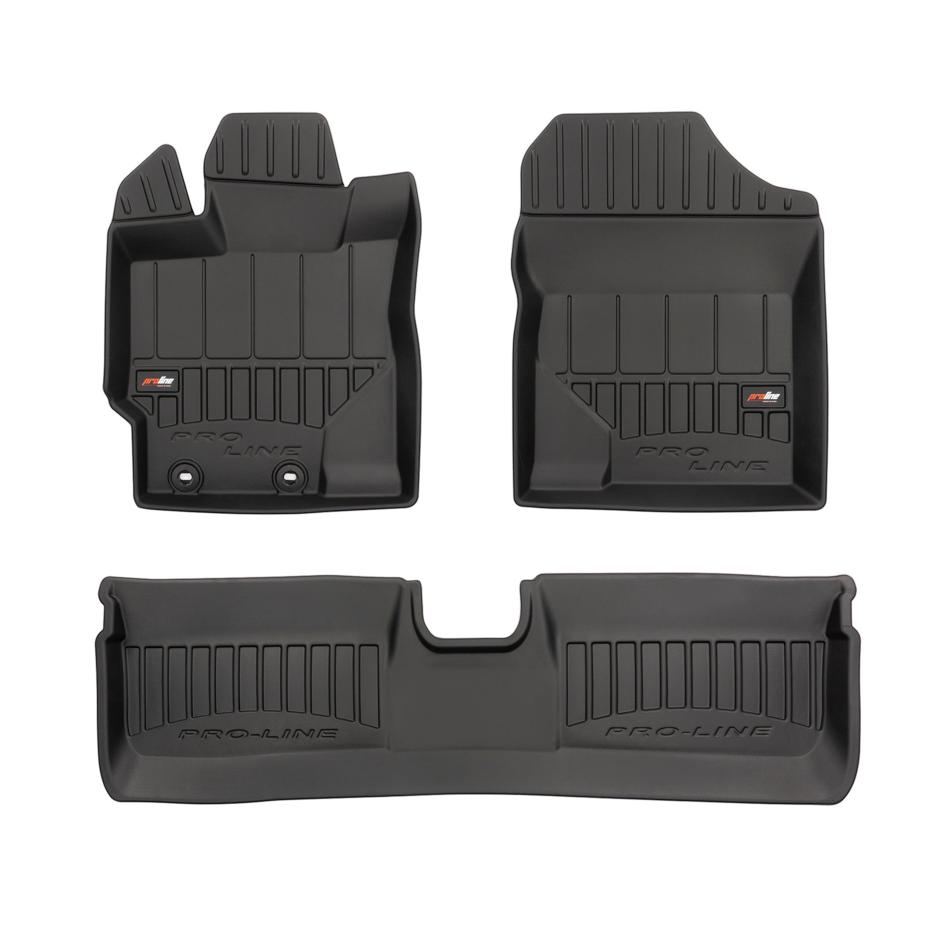 PACK 3 TAPETES BORRACHA PRO-LINE TOYOTA YARIS III 2011-2020 3 PORTAS