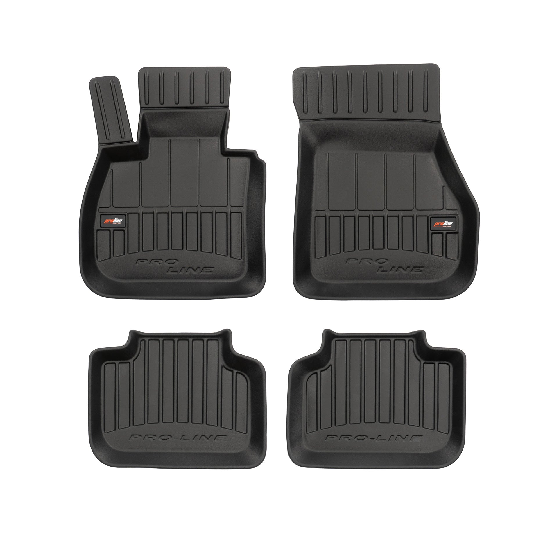 PACK 4 TAPETES BORRACHA PRO-LINE BMW X1 F48 2015-2022