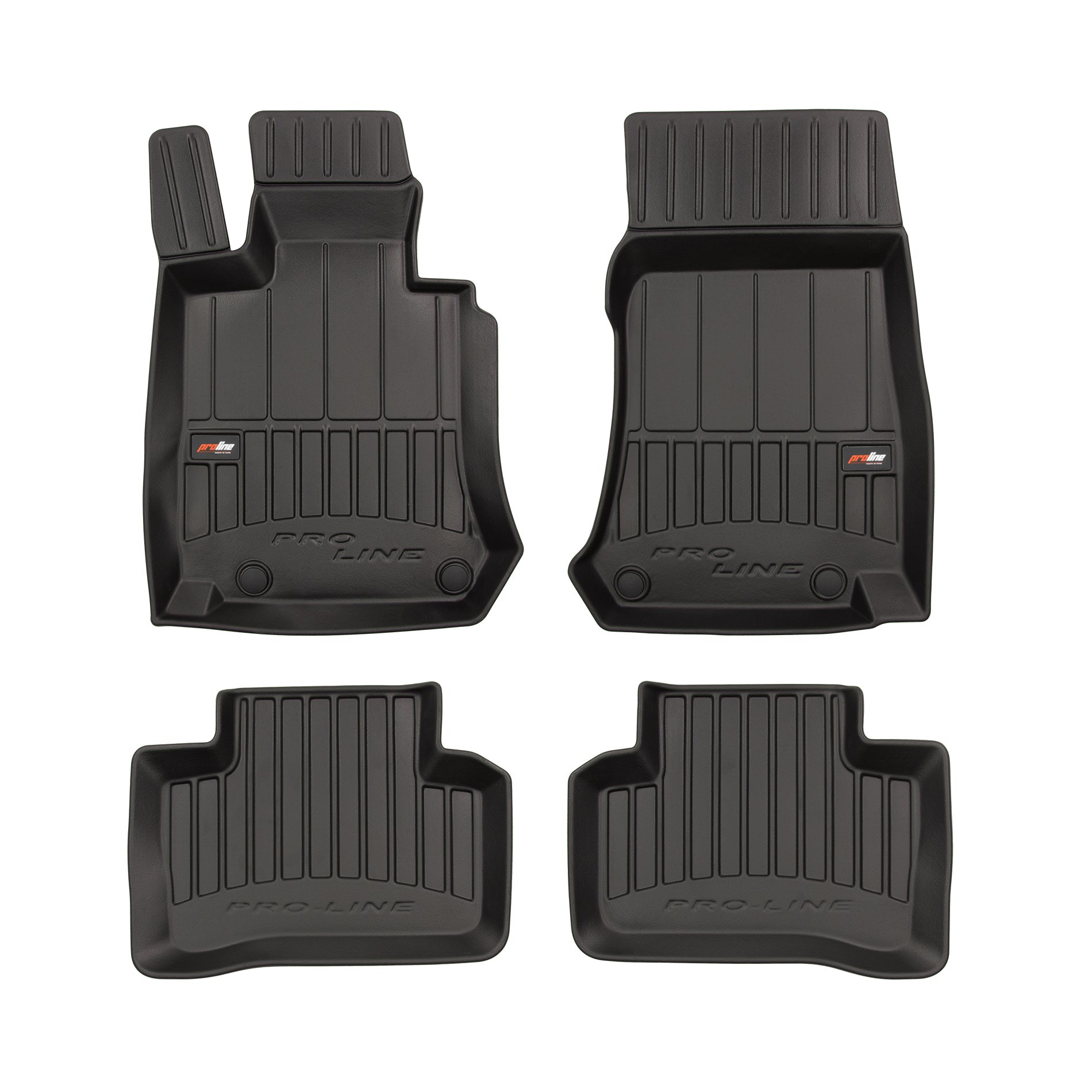 PACK 4 TAPETES BORRACHA PRO-LINE MERCEDES-BENZ GLC C253 2016-2023