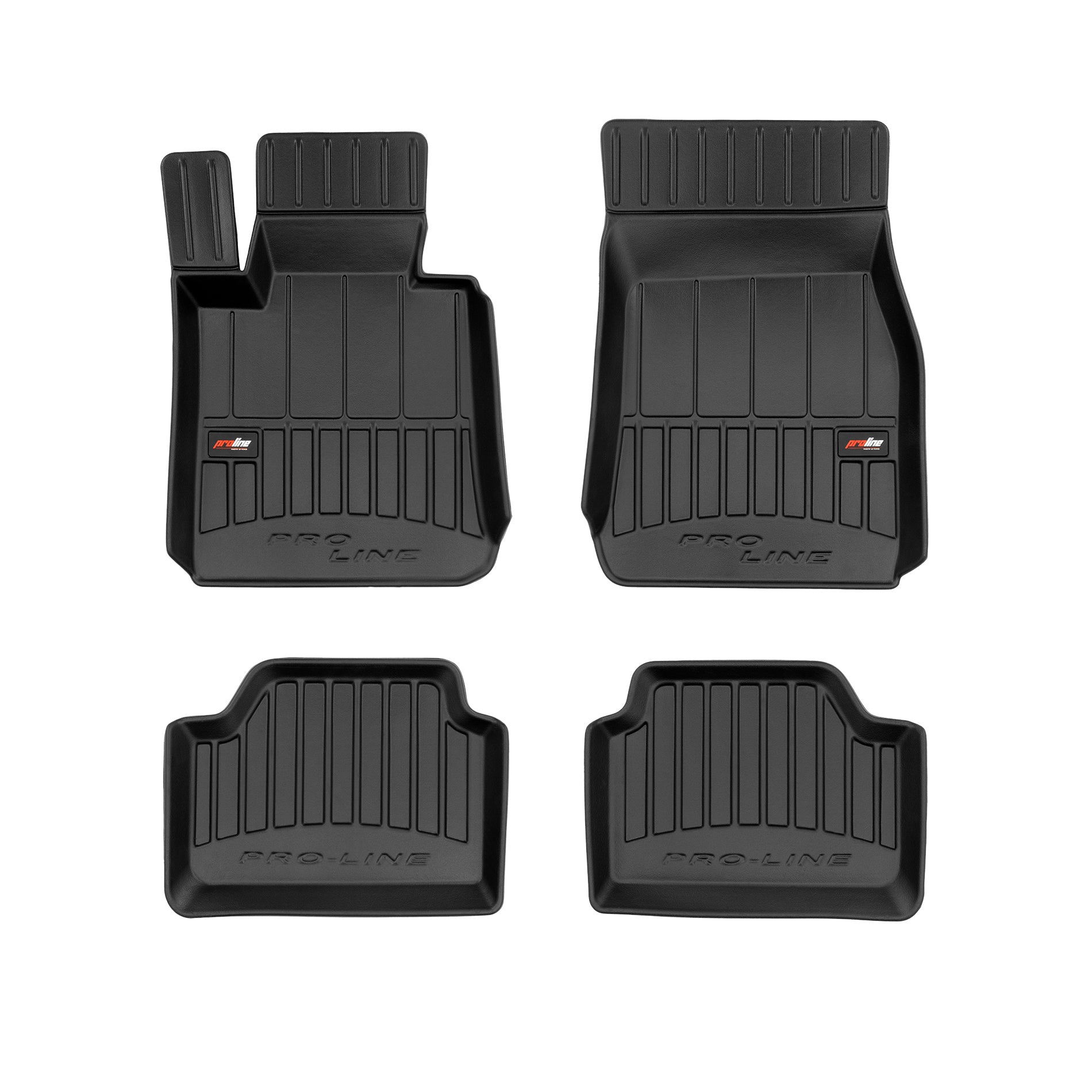 PACK 4 TAPETES BORRACHA PRO-LINE BMW 1 SERIES F20 2011-2019