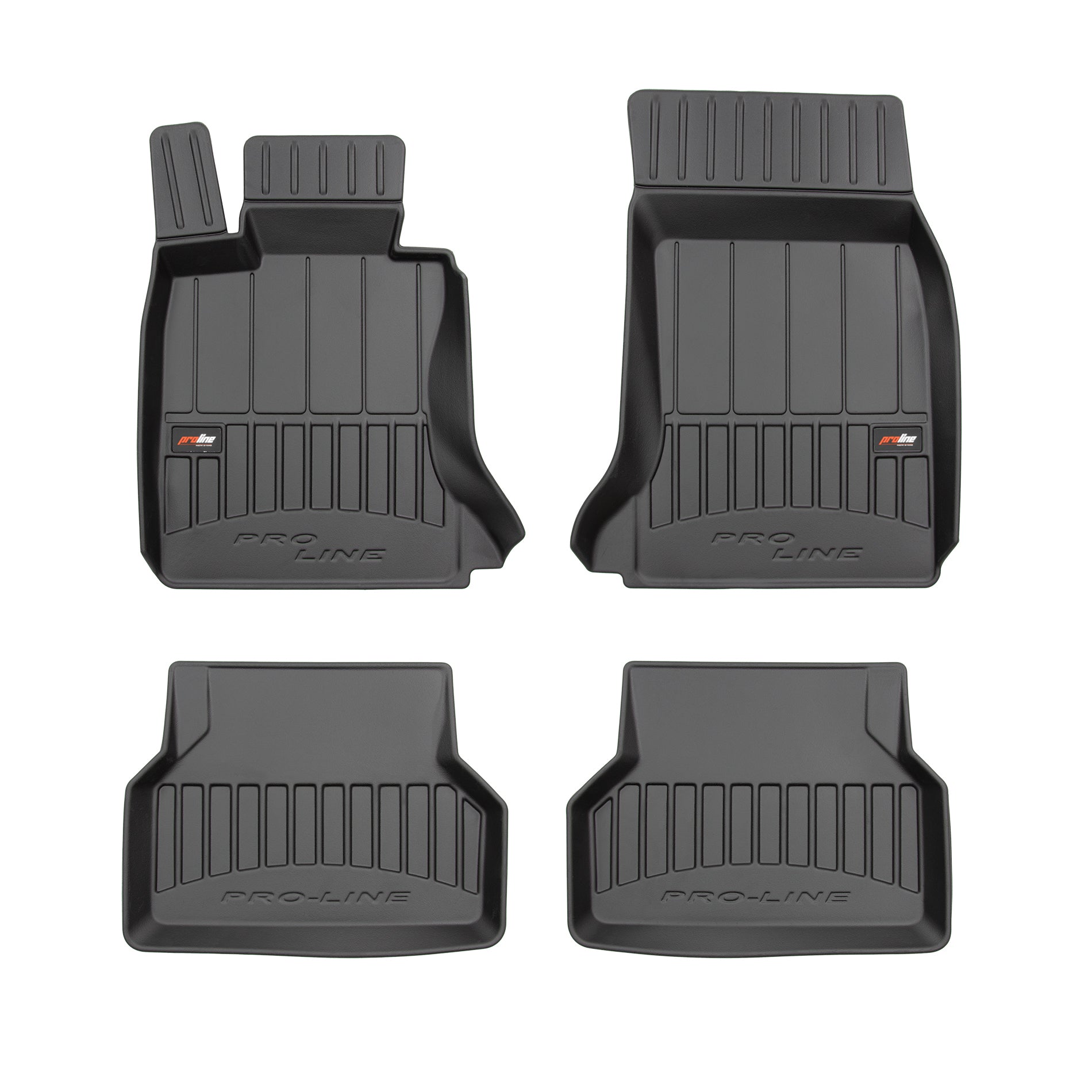 PACK 4 TAPETES BORRACHA PRO-LINE BMW 5 SERIES E60 2003-2010