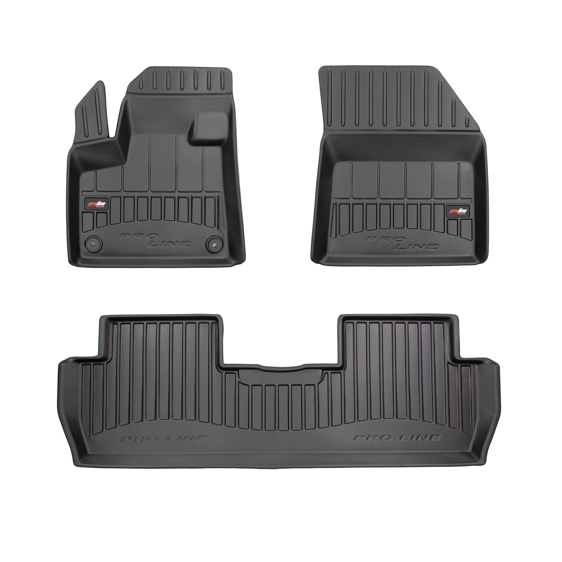 PACK 3 TAPETES BORRACHA PRO-LINE PEUGEOT 5008 II 2017-2024