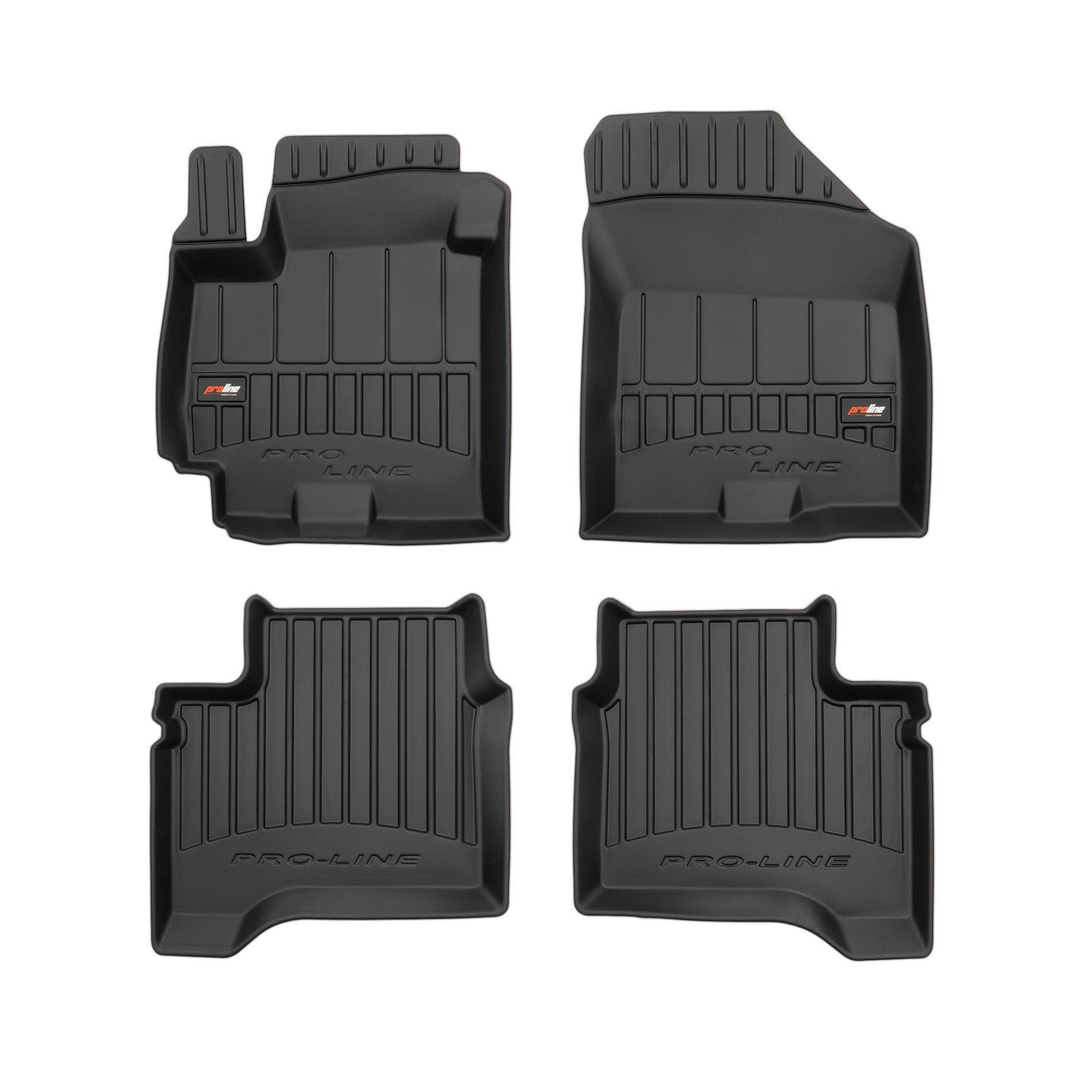 PACK 4 TAPETES BORRACHA PRO-LINE SUZUKI SWIFT VI 2017-2024