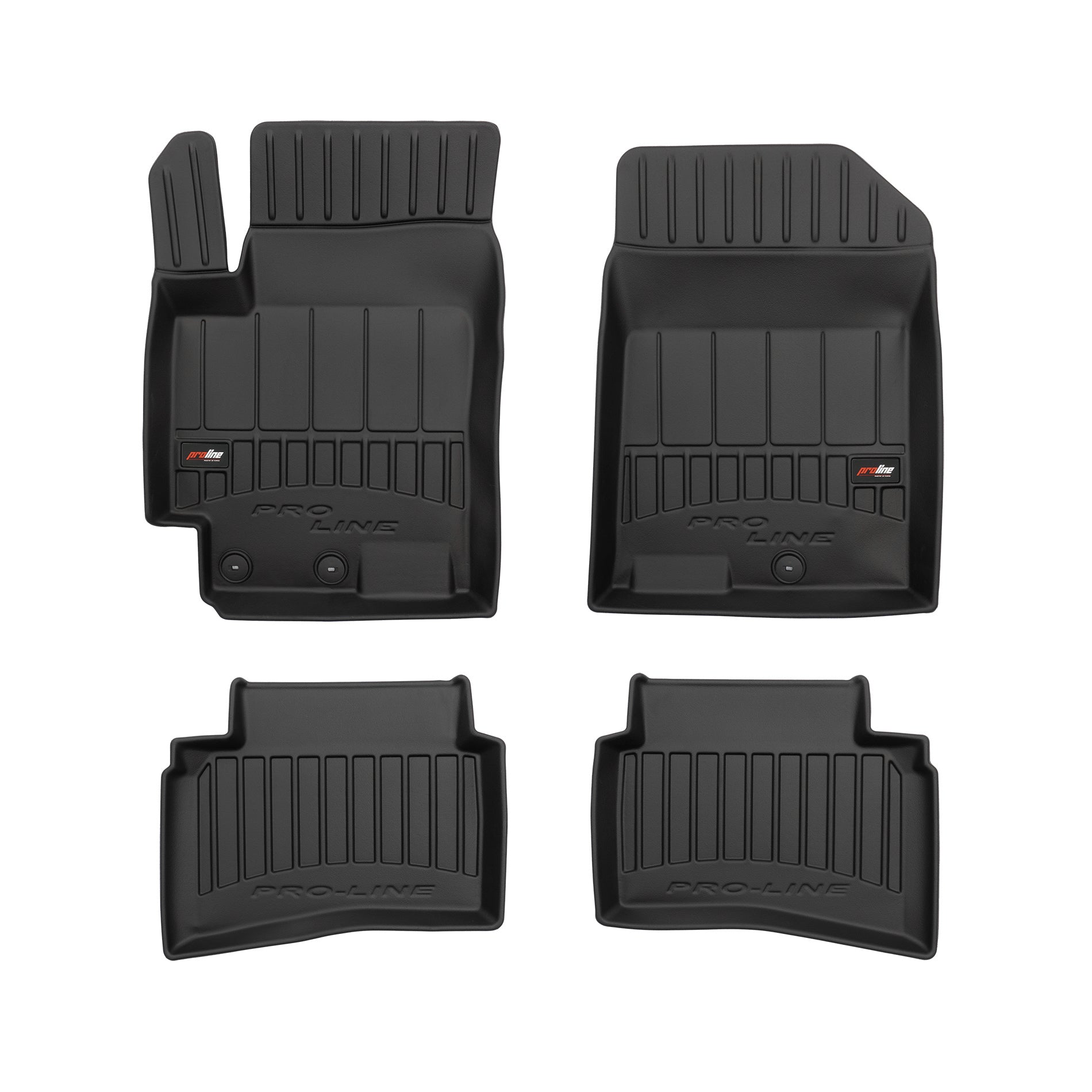 PACK 4 TAPETES BORRACHA PRO-LINE KIA RIO IV 2016-2020 PRE-FACELIFT