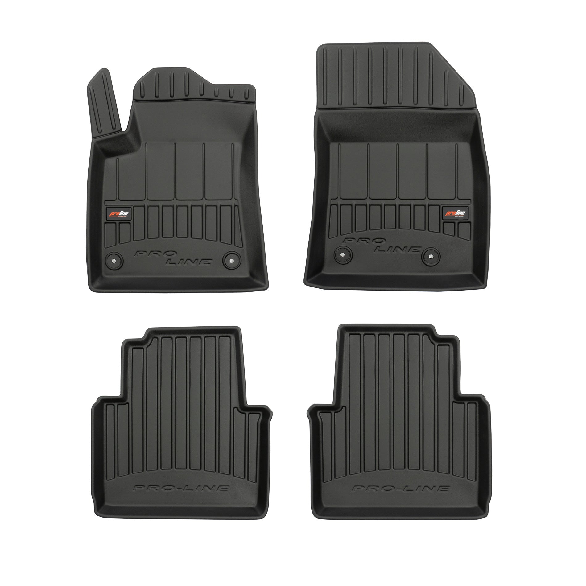 PACK 4 TAPETES BORRACHA PRO-LINE CITROEN C3 AIRCROSS I 2017-2024