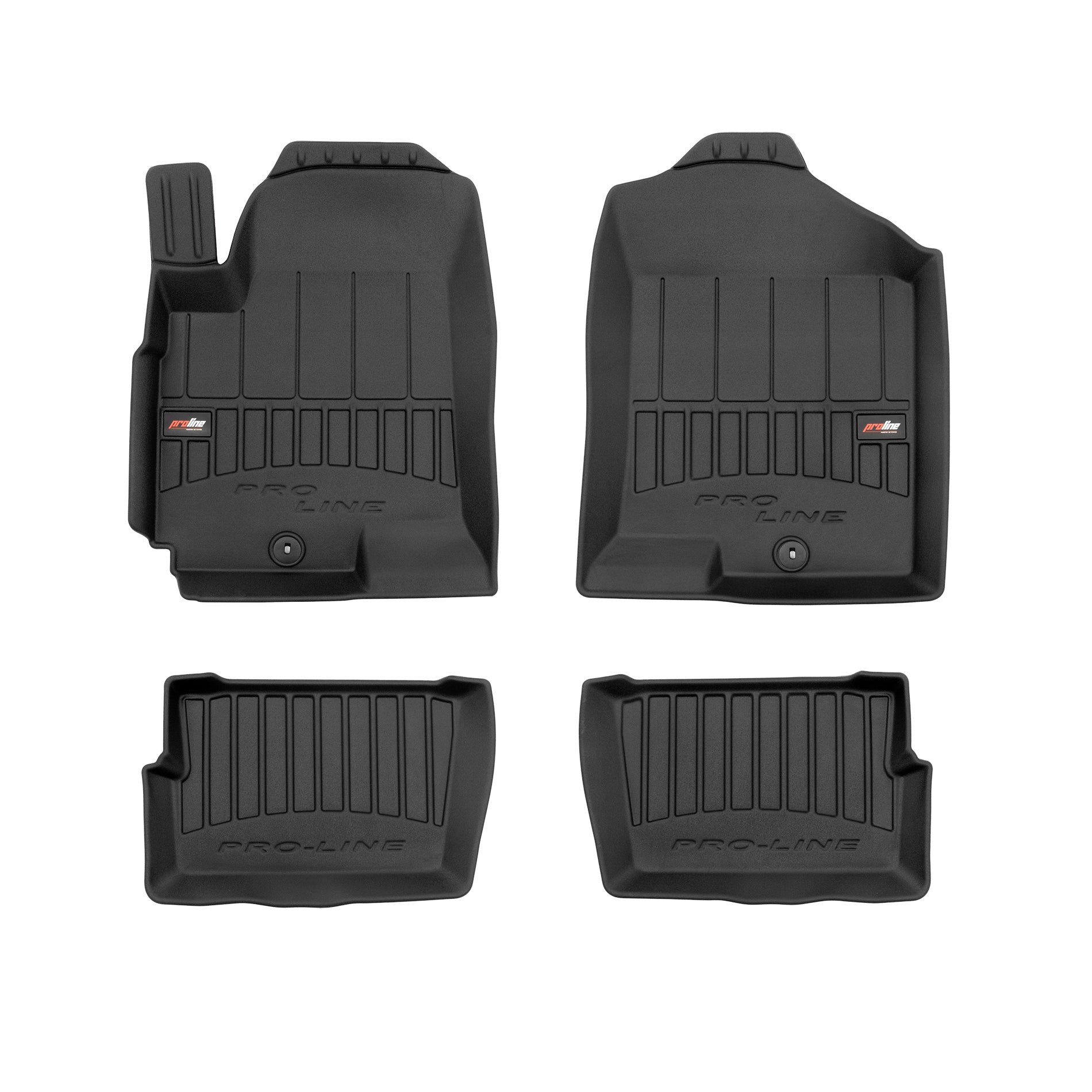 PACK 4 TAPETES BORRACHA PRO-LINE KIA SOUL I 2008-2013
