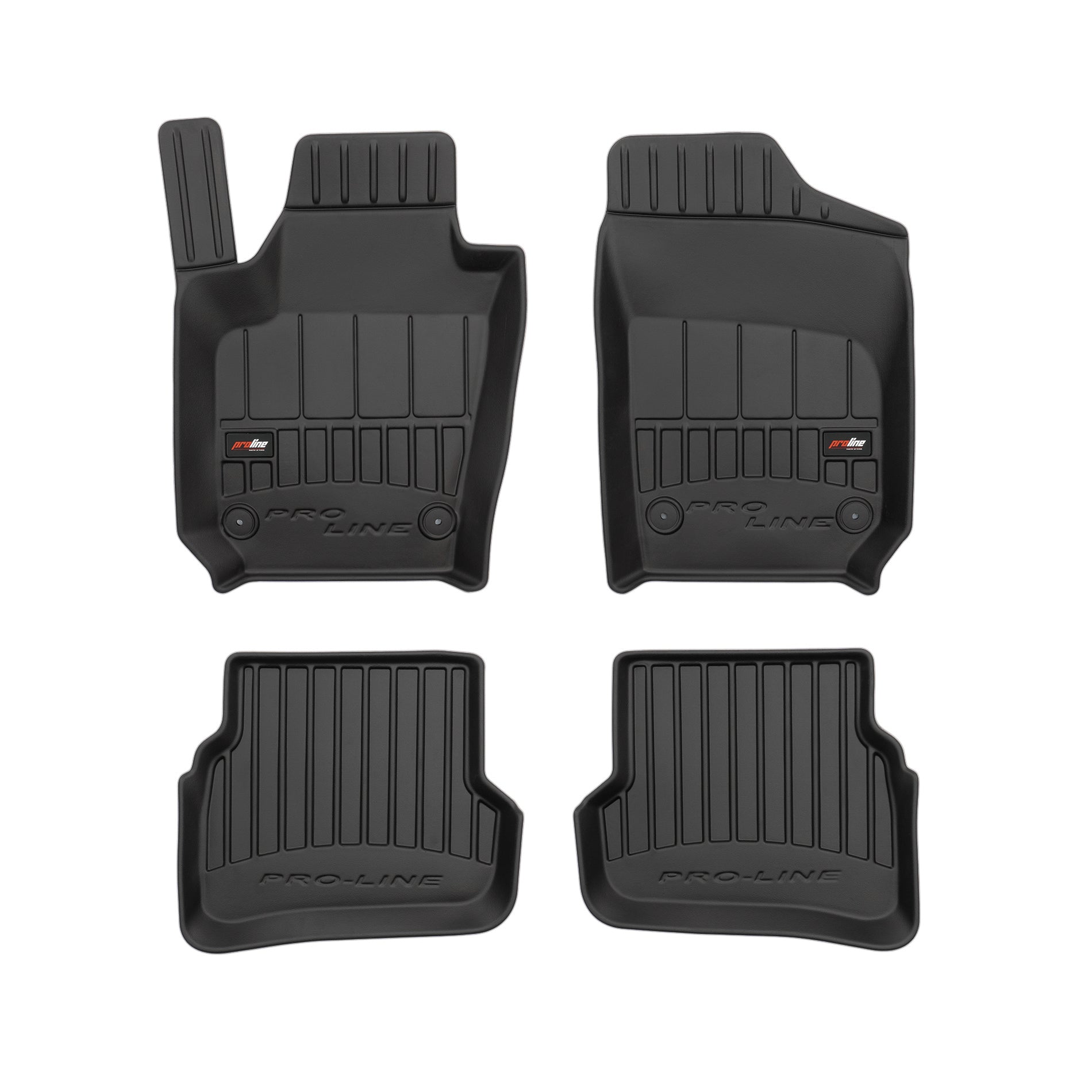 PACK 4 TAPETES BORRACHA PRO-LINE SKODA FABIA III 2014-2022