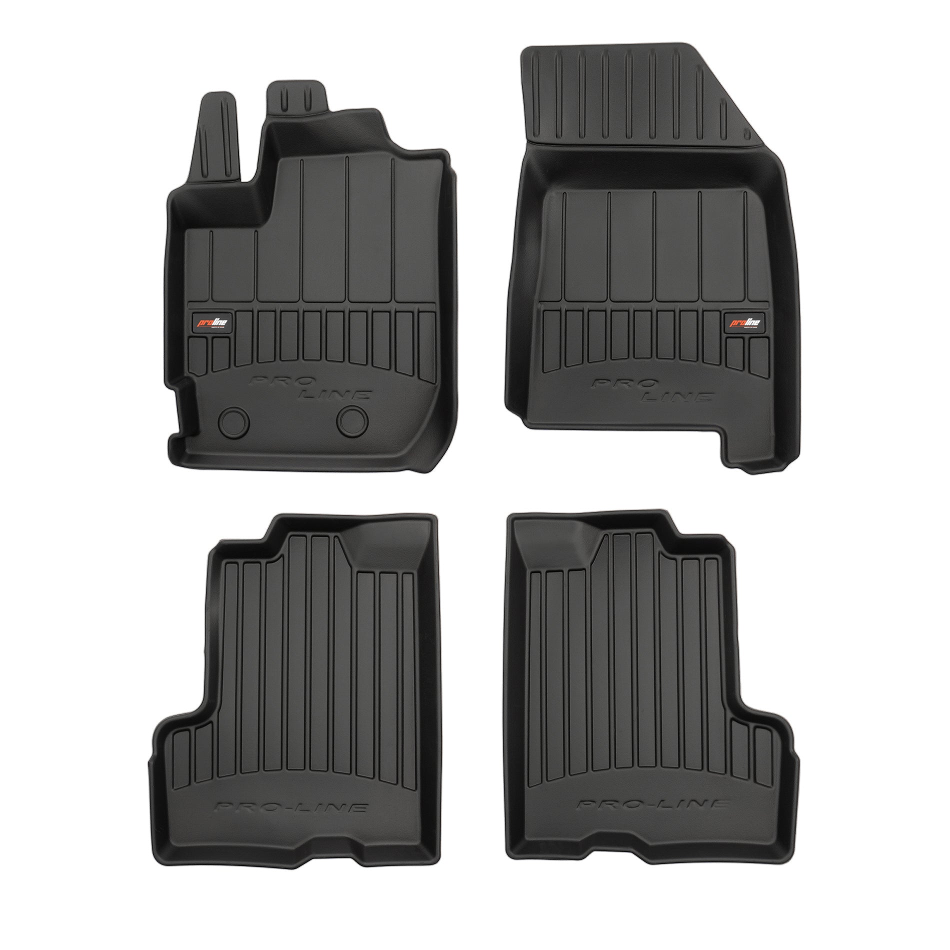 PACK 4 TAPETES BORRACHA PRO-LINE DACIA DUSTER II 2017-2021 PRE-FACELIFT