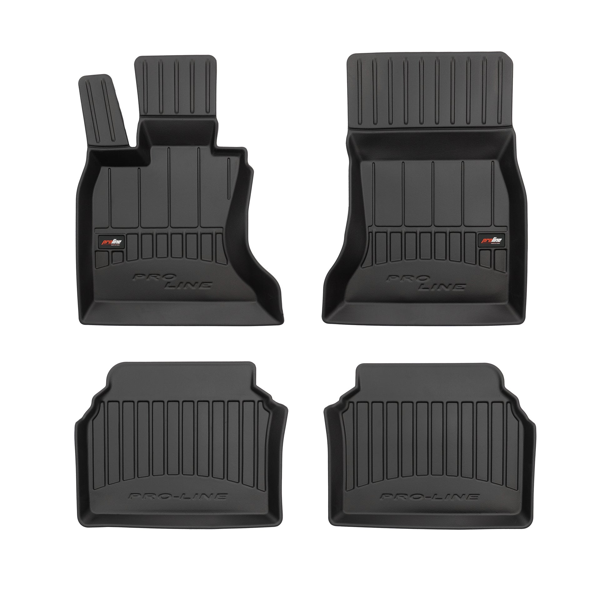 PACK 4 TAPETES BORRACHA PRO-LINE BMW 5 SERIES GRAN TURISMO F07 2009-2017