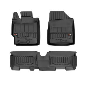PACK 3 TAPETES BORRACHA PRO-LINE TOYOTA YARIS II 2005-2011
