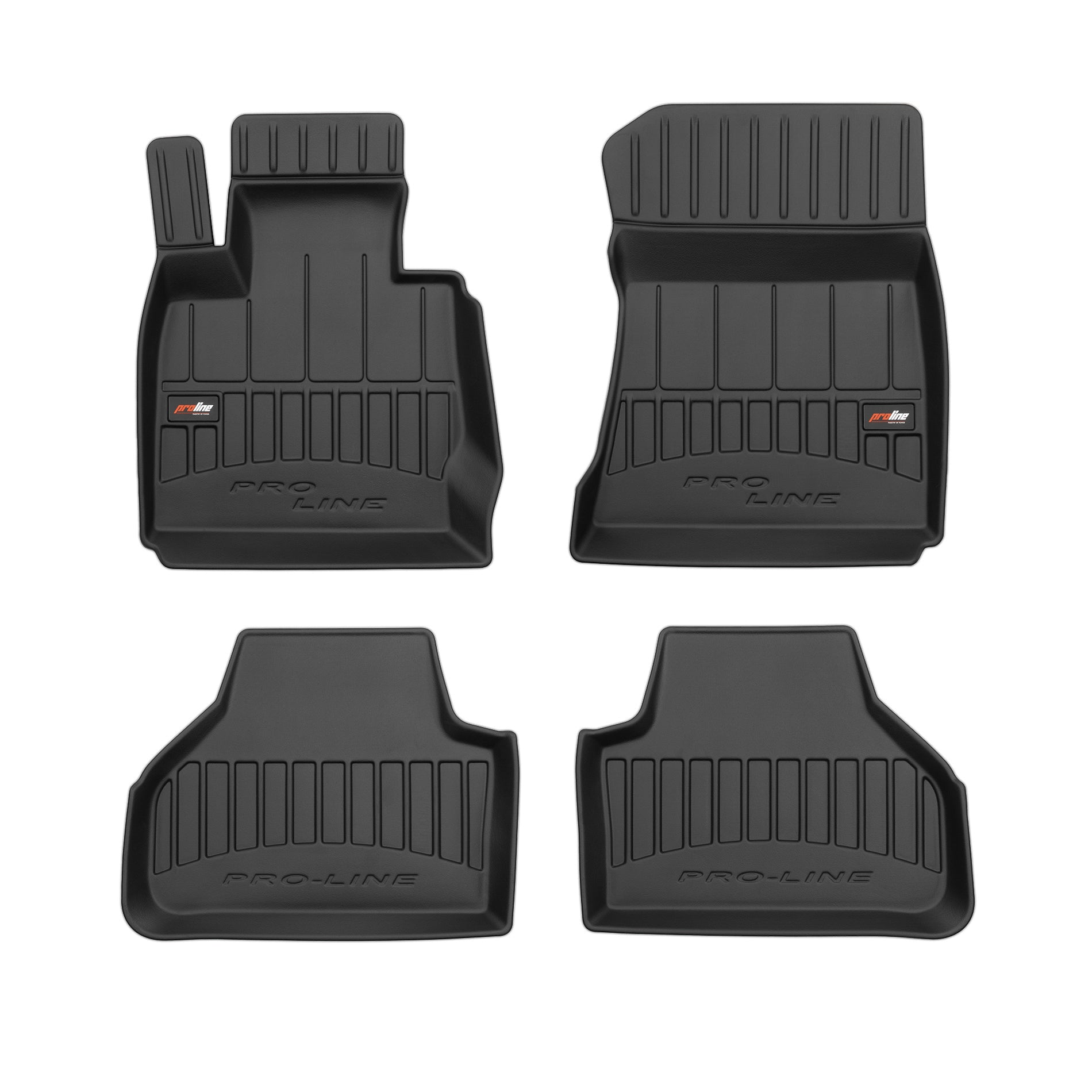PACK 4 TAPETES BORRACHA PRO-LINE BMW X4 F26 2014-2018