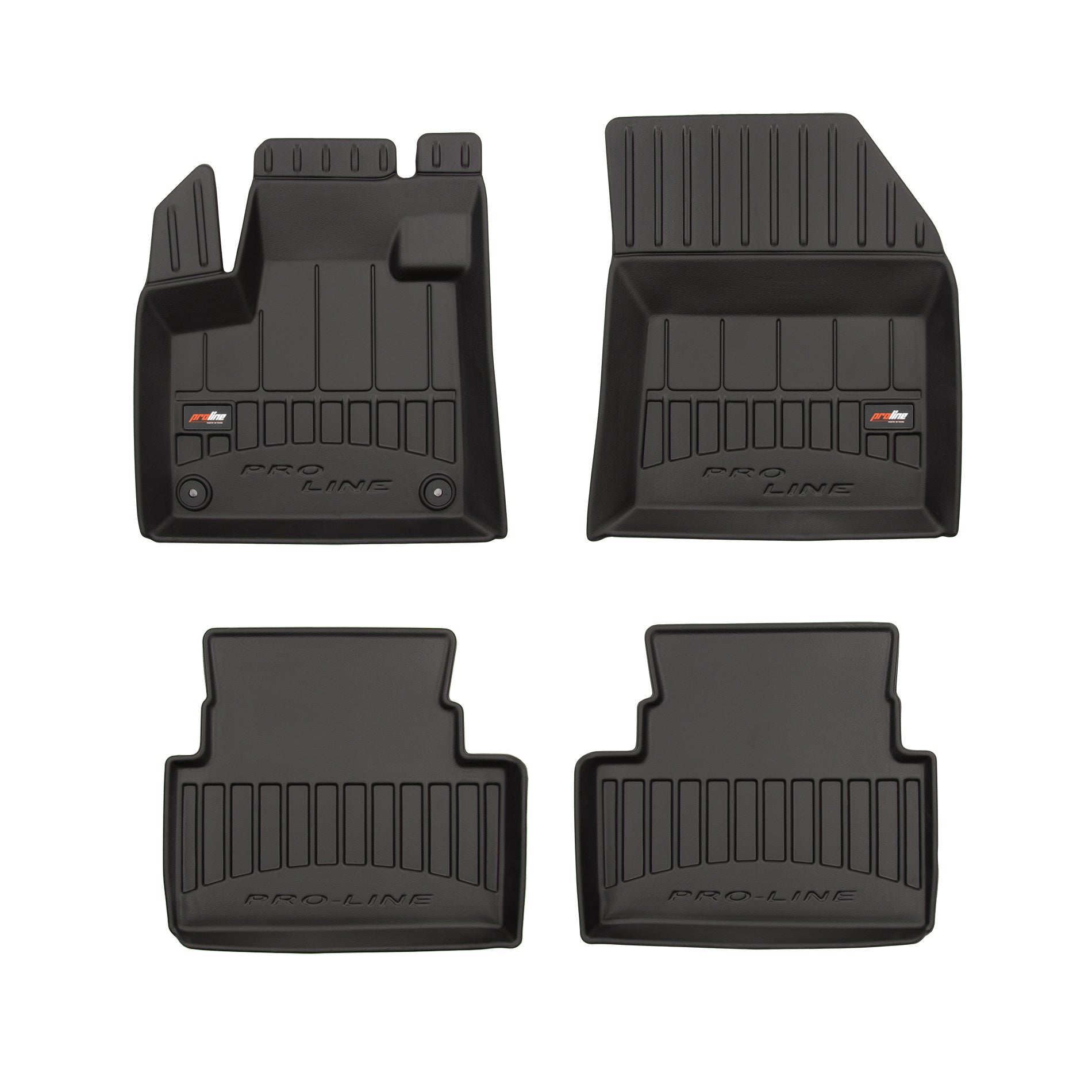 PACK 4 TAPETES BORRACHA PRO-LINE CITROEN C5 AIRCROSS 2017-2025