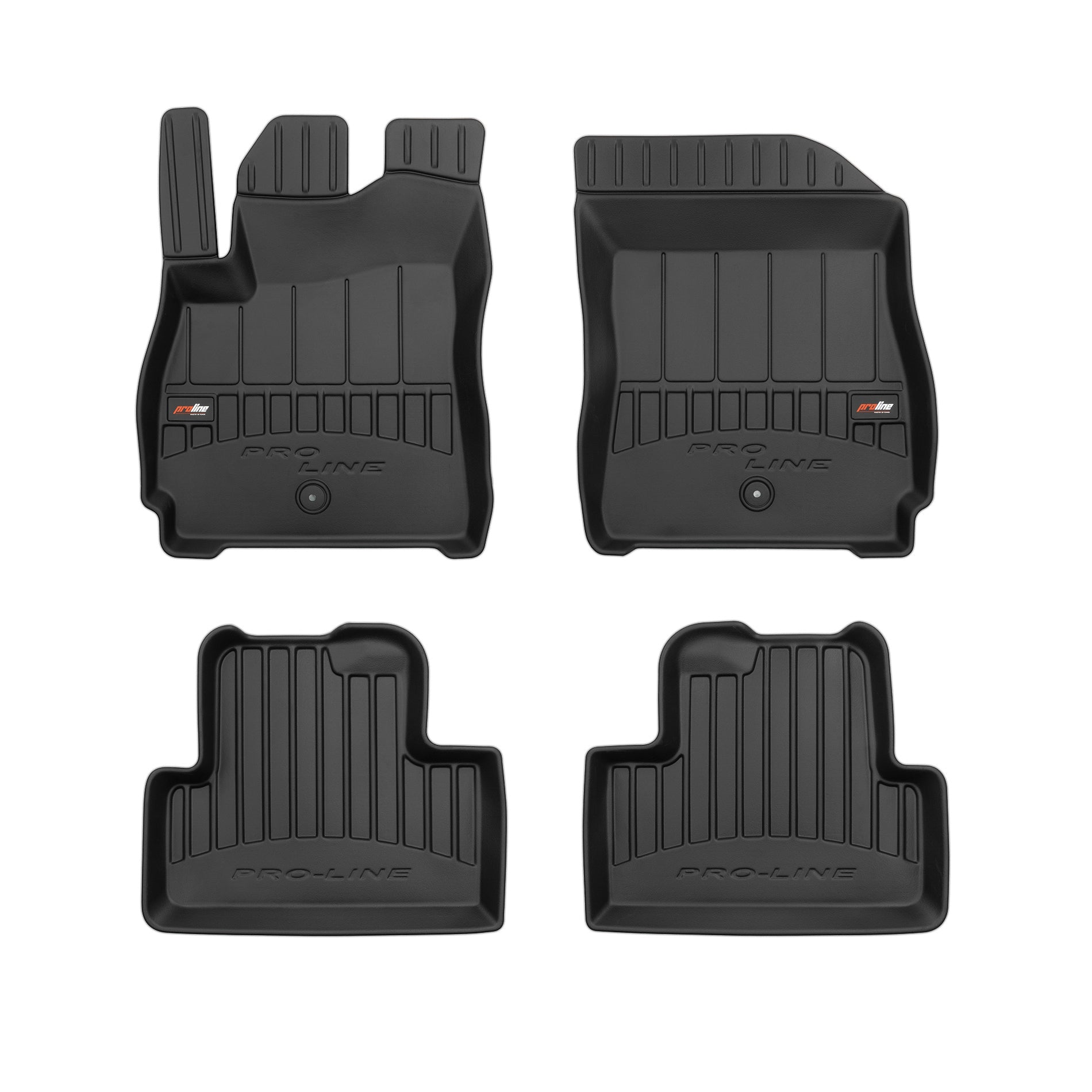 PACK 4 TAPETES BORRACHA PRO-LINE CHEVROLET ORLANDO I 2010-2018