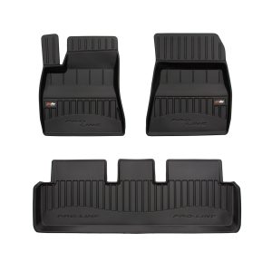 PACK 3 TAPETES BORRACHA PRO-LINE TESLA MODEL 3 2017-2023 PRE-FACELIFT