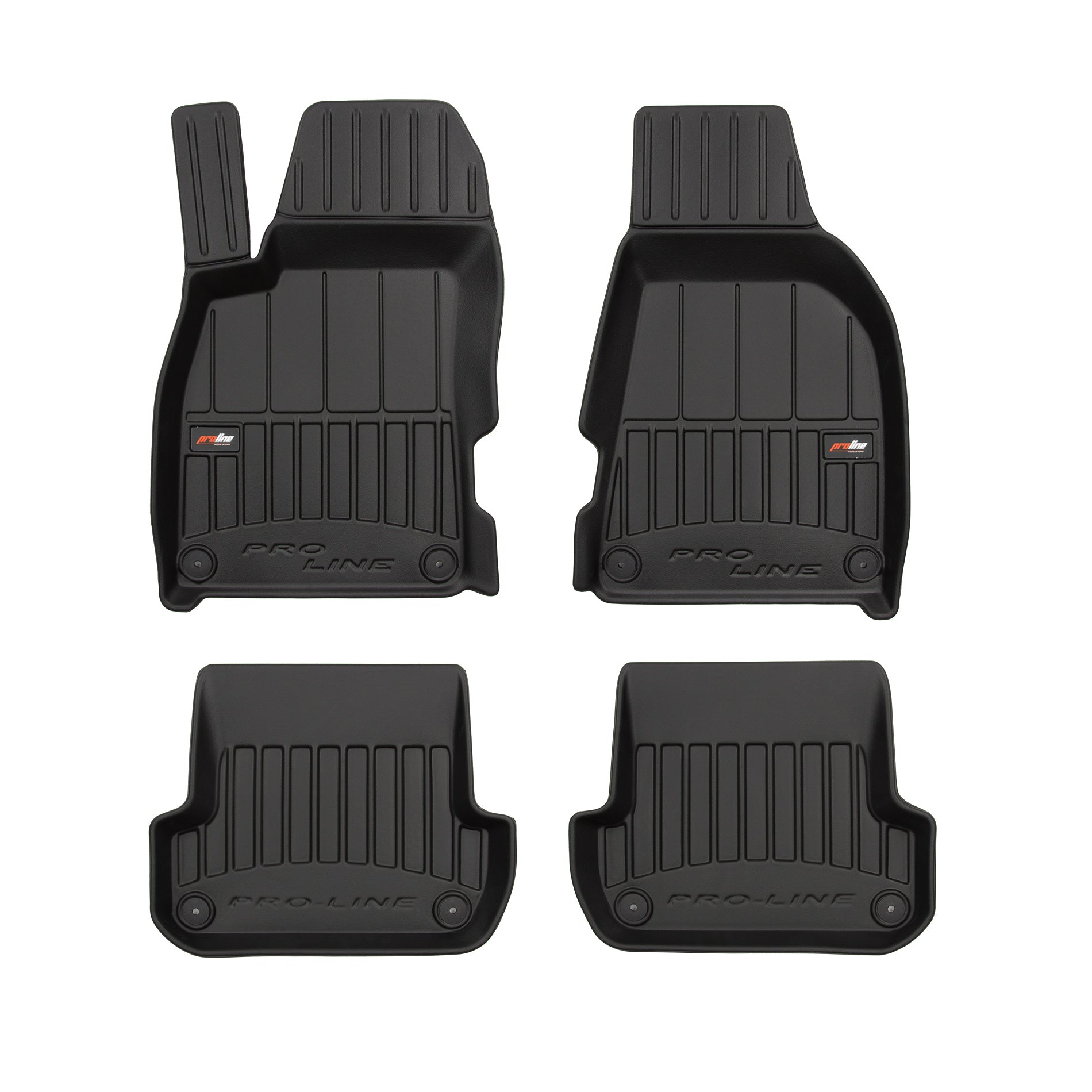 PACK 4 TAPETES BORRACHA PRO-LINE AUDI A4 B6 2000-2006