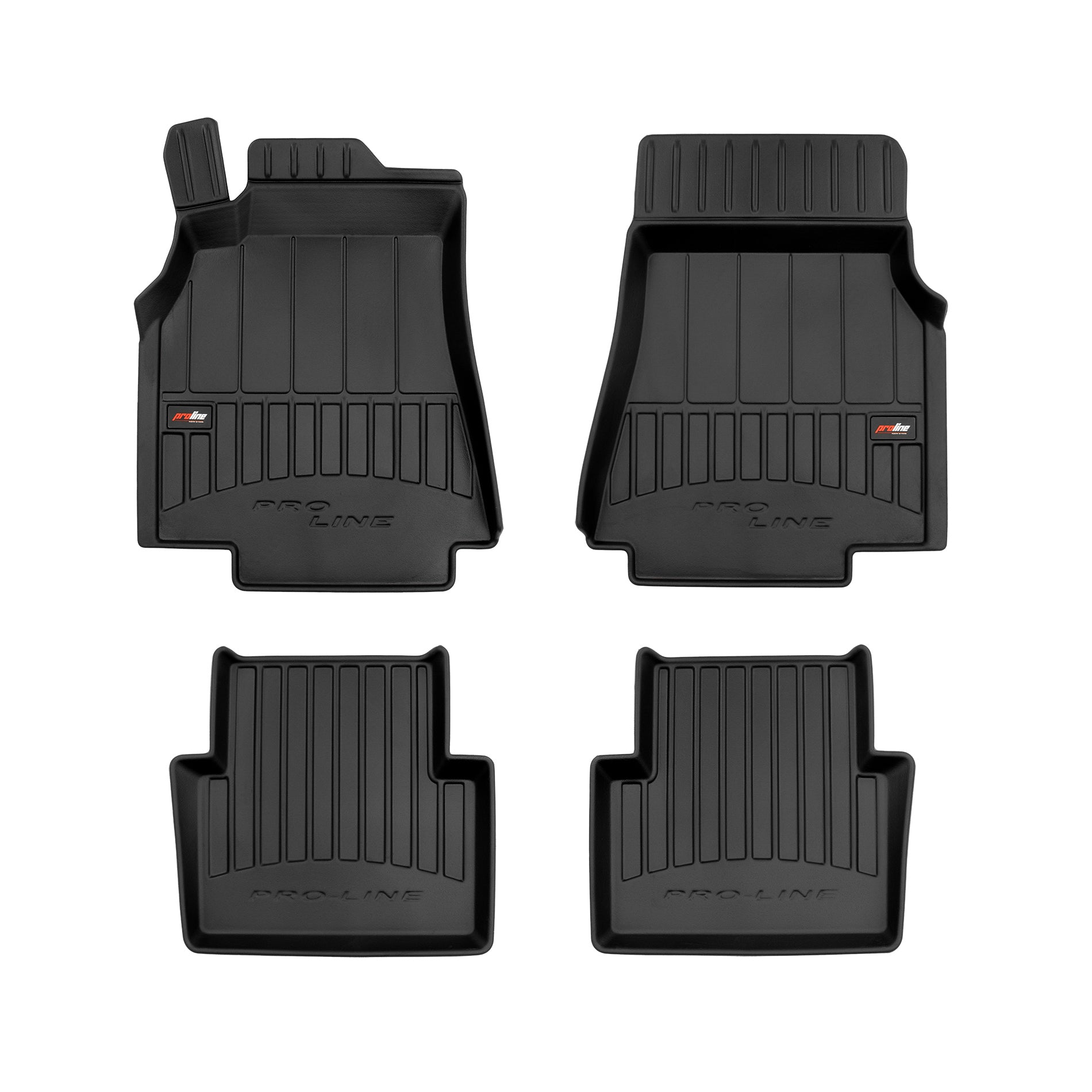PACK 4 TAPETES BORRACHA PRO-LINE MERCEDES-BENZ CLASSE A W169 2004-2012